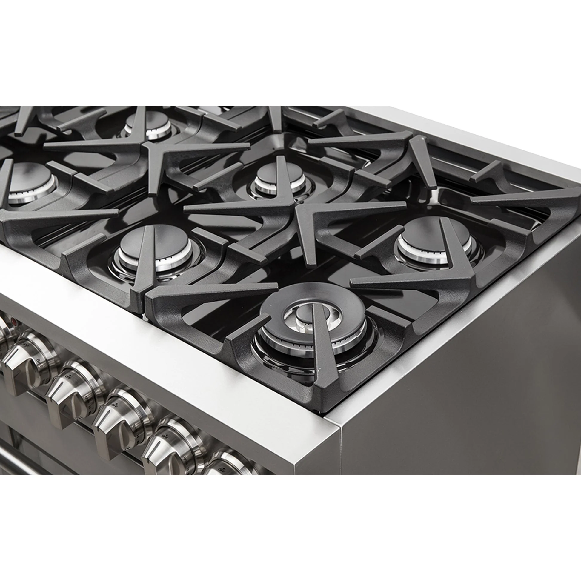 Forno Massimo 48-Inch Freestanding Gas Range, 8 Burners, True Convection Oven - Image 10