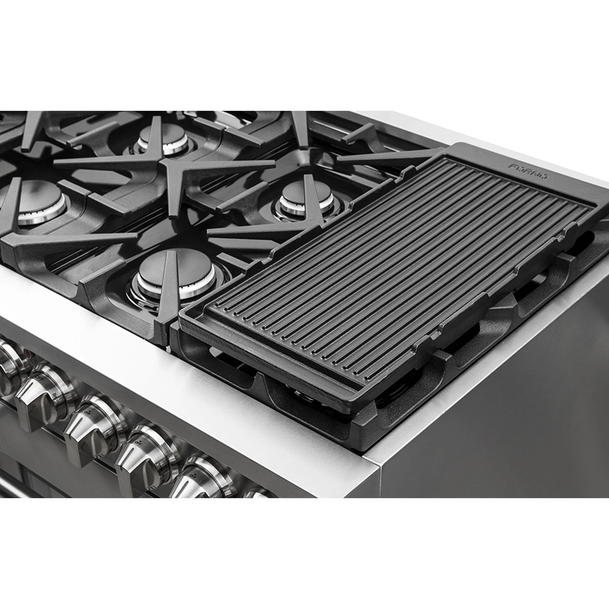 Forno Massimo 48-Inch Freestanding Gas Range, 8 Burners, True Convection Oven - Image 9