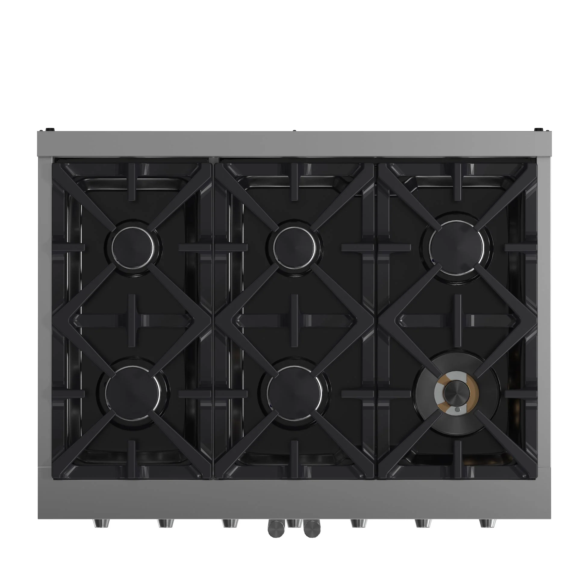 Forno Massimo 36-Inch Freestanding French Door Gas Range, 6 Burners, Convection Oven, Energy Efficient - Image 5