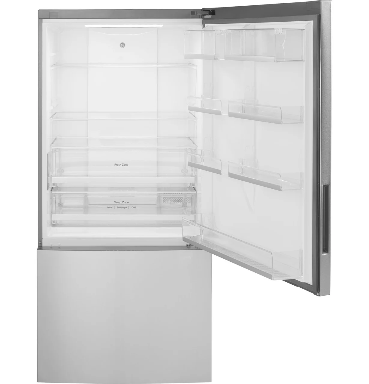 GE® ENERGY STAR® 17.7 Cu. Ft. Counter-Depth Bottom-Freezer Refrigerator - Image 3