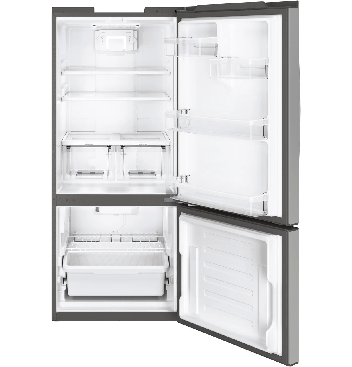 GE® ENERGY STAR® 20.9 Cu. Ft. Bottom-Freezer Refrigerator - Image 2