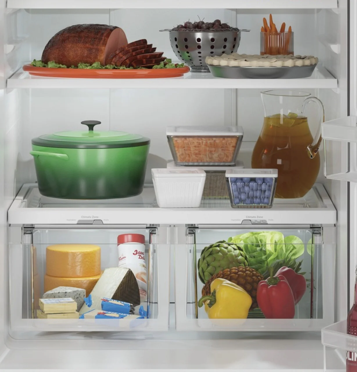 GE® ENERGY STAR® 20.9 Cu. Ft. Bottom-Freezer Refrigerator - Image 4