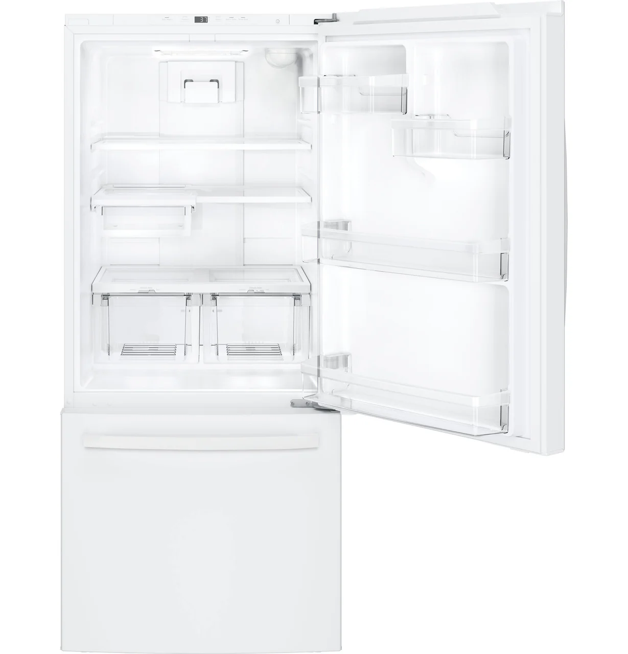 GE® ENERGY STAR® 21.0 Cu. Ft. Bottom-Freezer Refrigerator - Image 3