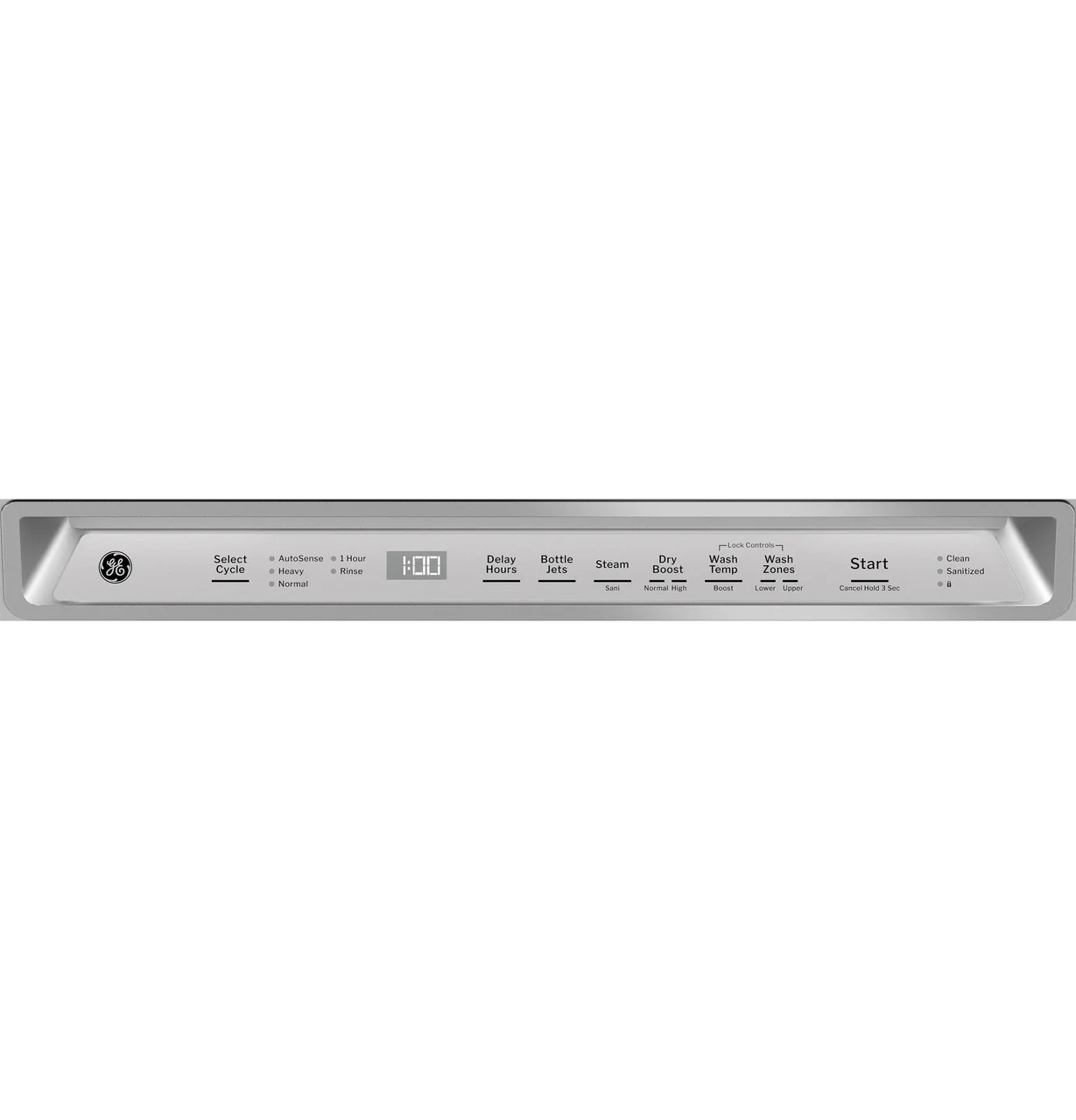 GE® ENERGY STAR® Front Control with Stainless Steel Interior Dishwasher with Sanitize Cycle - Image 5