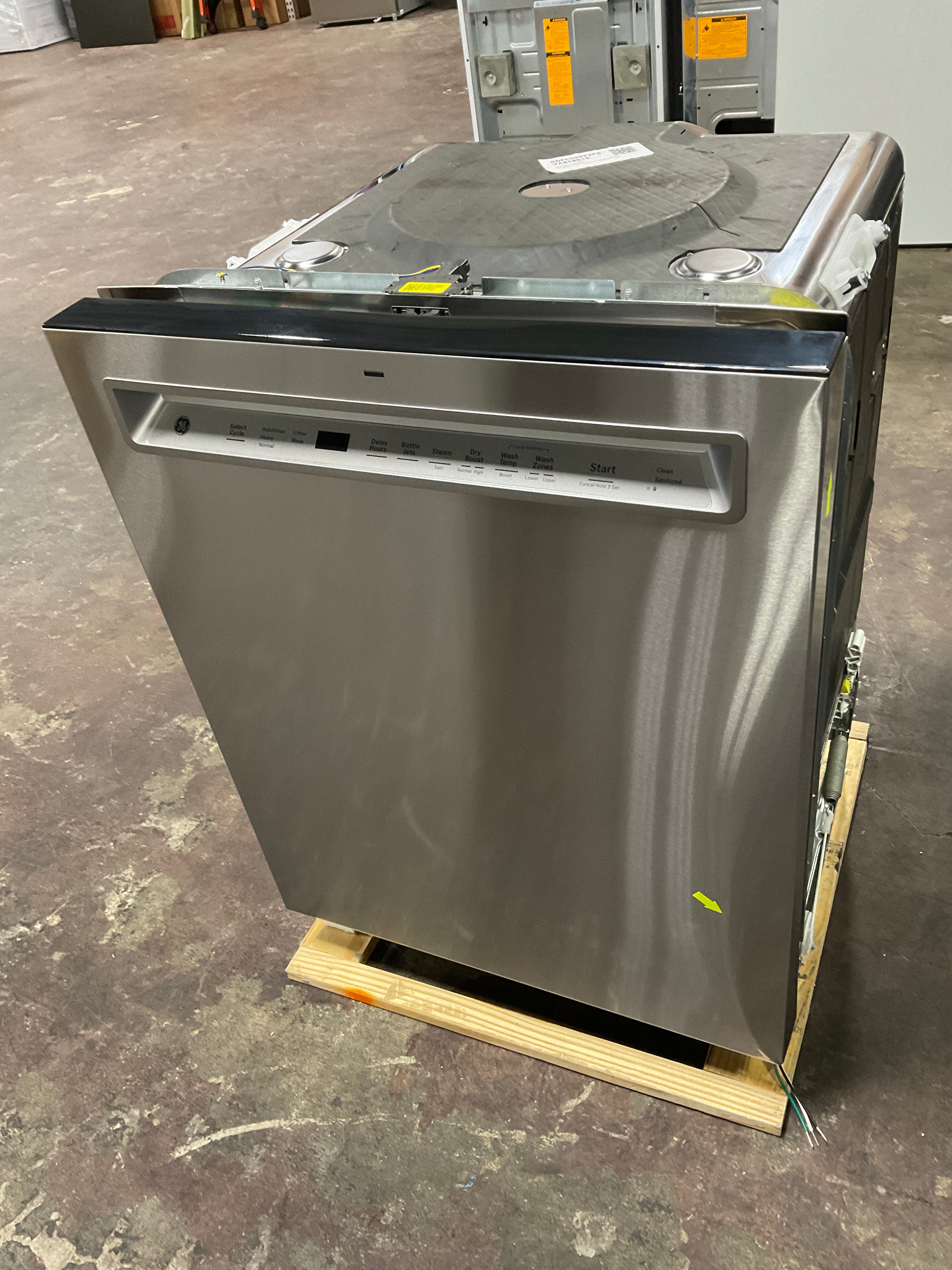 GE® ENERGY STAR® Front Control with Stainless Steel Interior Dishwasher with Sanitize Cycle - Image 6
