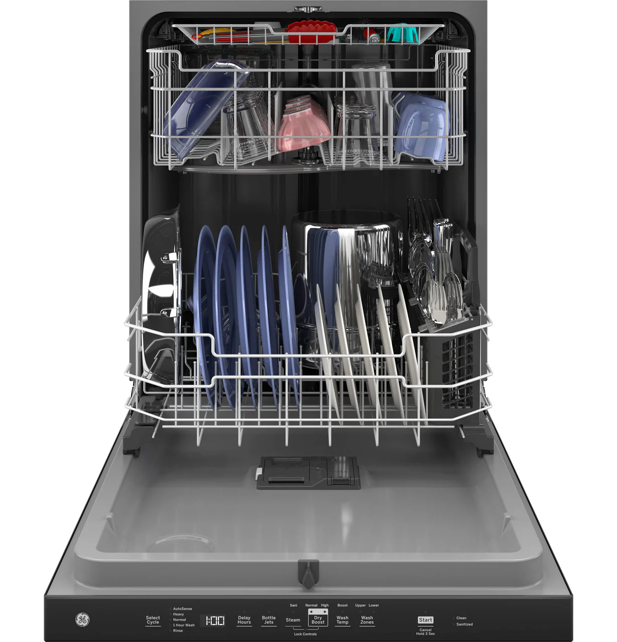GE® ENERGY STAR® Top Control with Plastic Interior Dishwasher with Sanitize Cycle & Dry Boost - Image 3