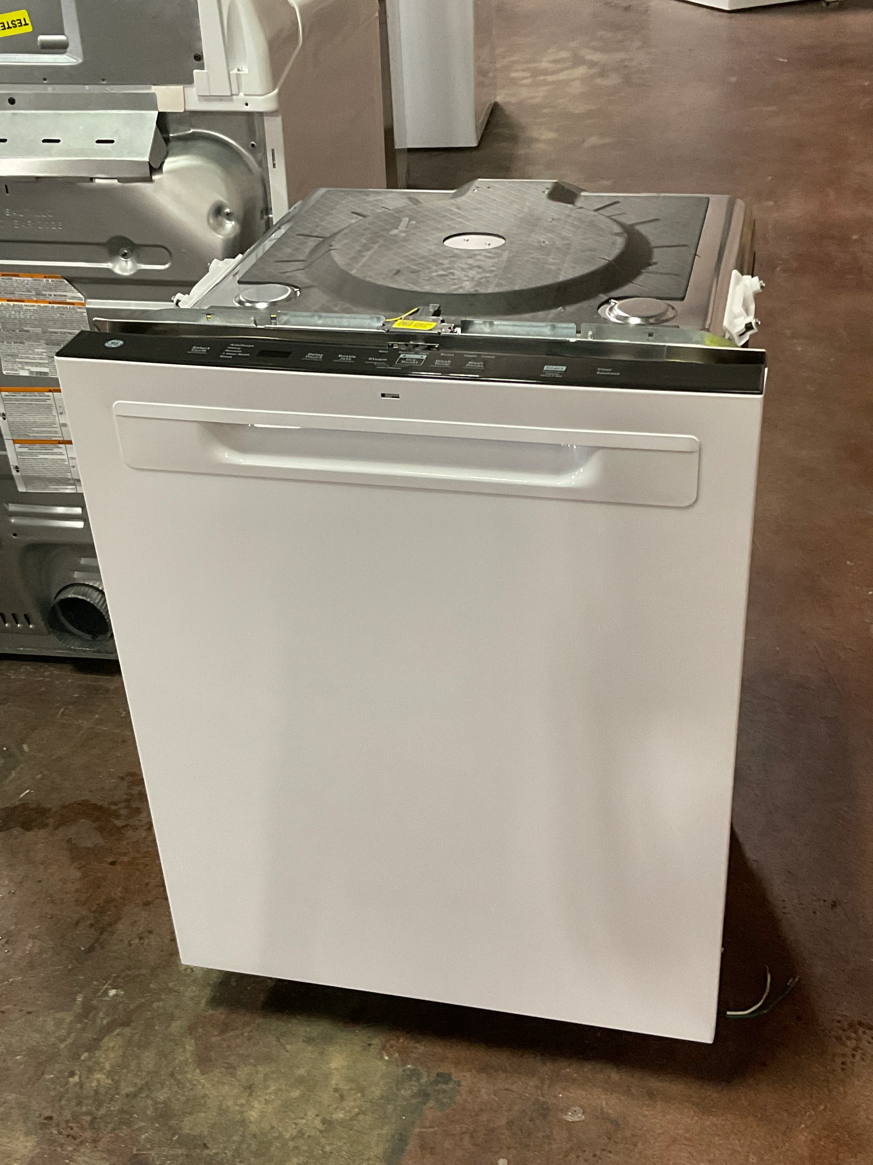 GE® ENERGY STAR® Top Control with Stainless Steel Interior Dishwasher with Sanitize Cycle - Image 6