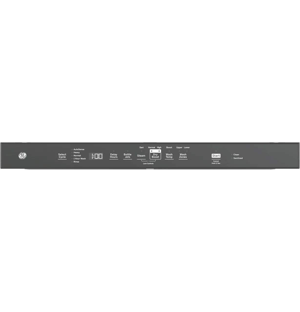 GE® ENERGY STAR® Fingerprint Resistant Top Control with Stainless Steel Interior Dishwasher with Sanitize Cycle - Image 5