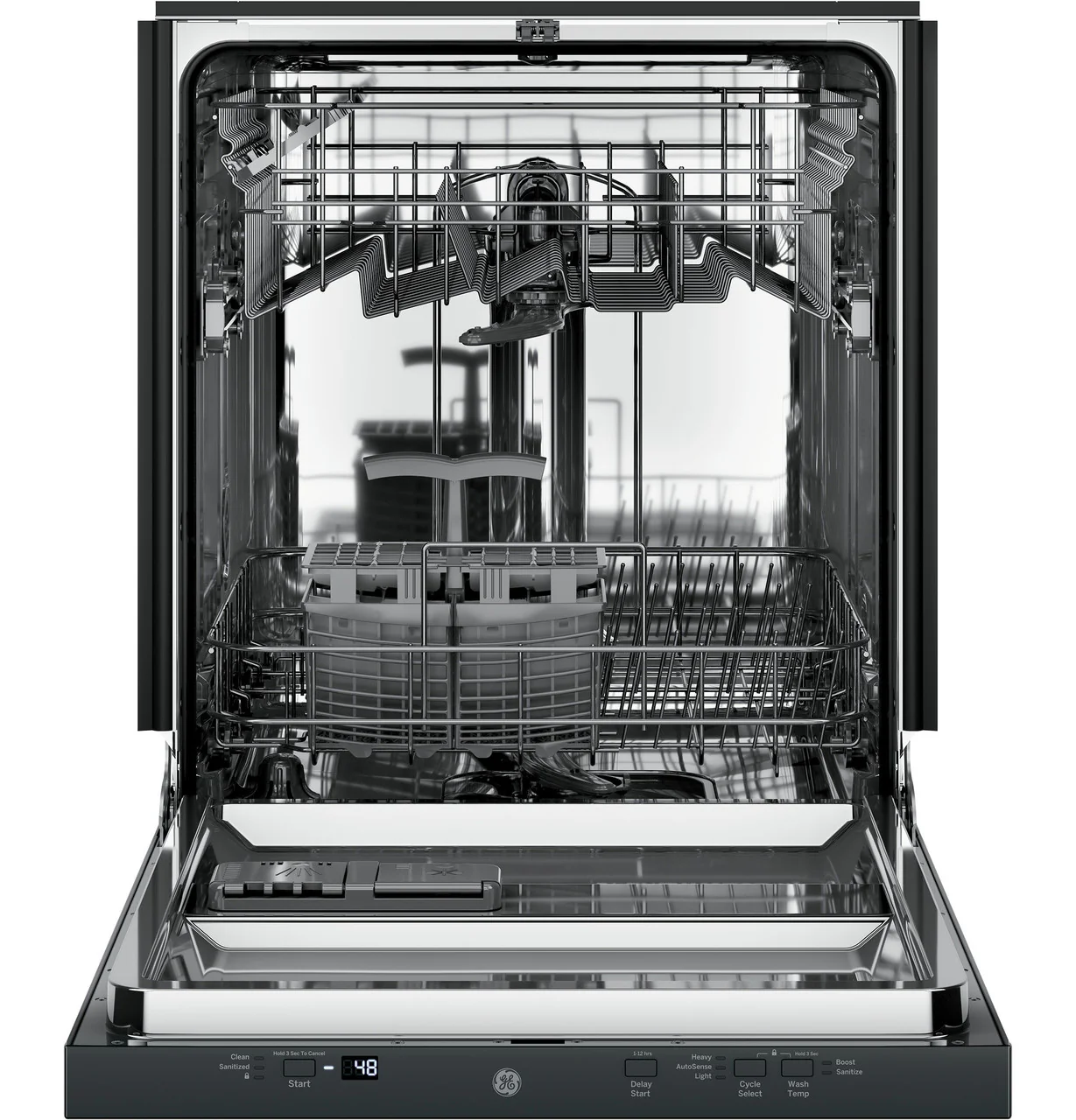 GE® ENERGY STAR® ADA Compliant Stainless Steel Interior Dishwasher with Sanitize Cycle - Image 4