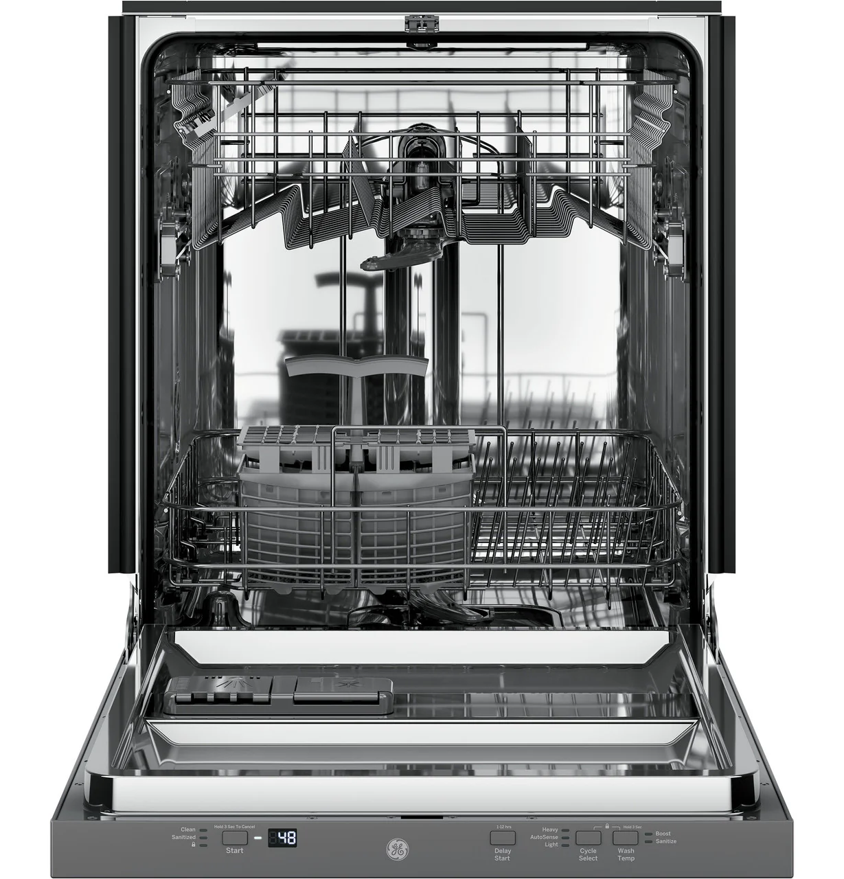 GE GE® ENERGY STAR® ADA Compliant Stainless Steel Interior Dishwasher with Sanitize Cycle - Image 5
