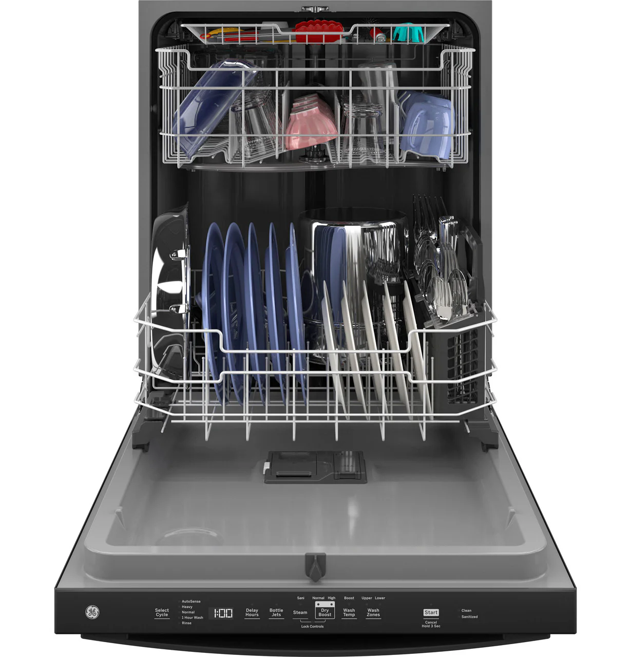 GE GE® ENERGY STAR® Top Control with Plastic Interior Dishwasher with Sanitize Cycle & Dry Boost - Image 4