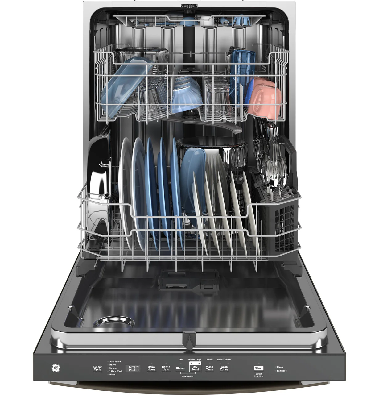 GE GE® ENERGY STAR® Fingerprint Resistant Top Control with Stainless Steel Interior Dishwasher with Sanitize Cycle - Image 4