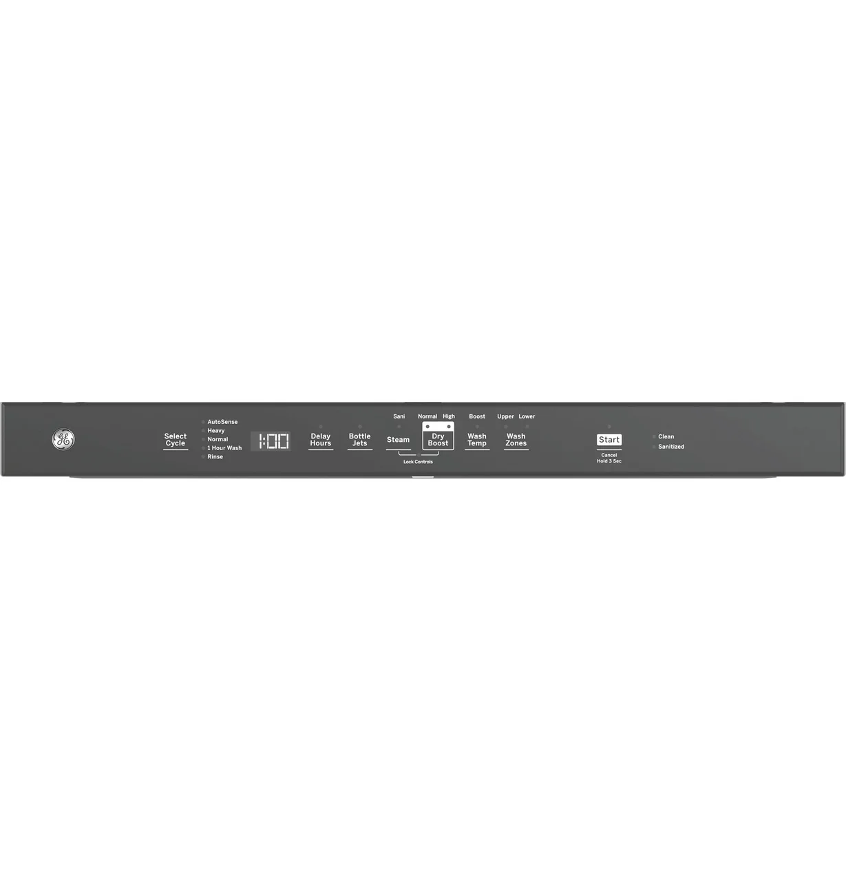 GE GE® ENERGY STAR® Fingerprint Resistant Top Control with Stainless Steel Interior Dishwasher with Sanitize Cycle - Image 5