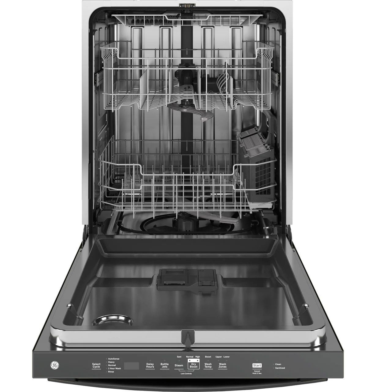 GE GE® ENERGY STAR® Top Control with Stainless Steel Interior Dishwasher with Sanitize Cycle - Image 4