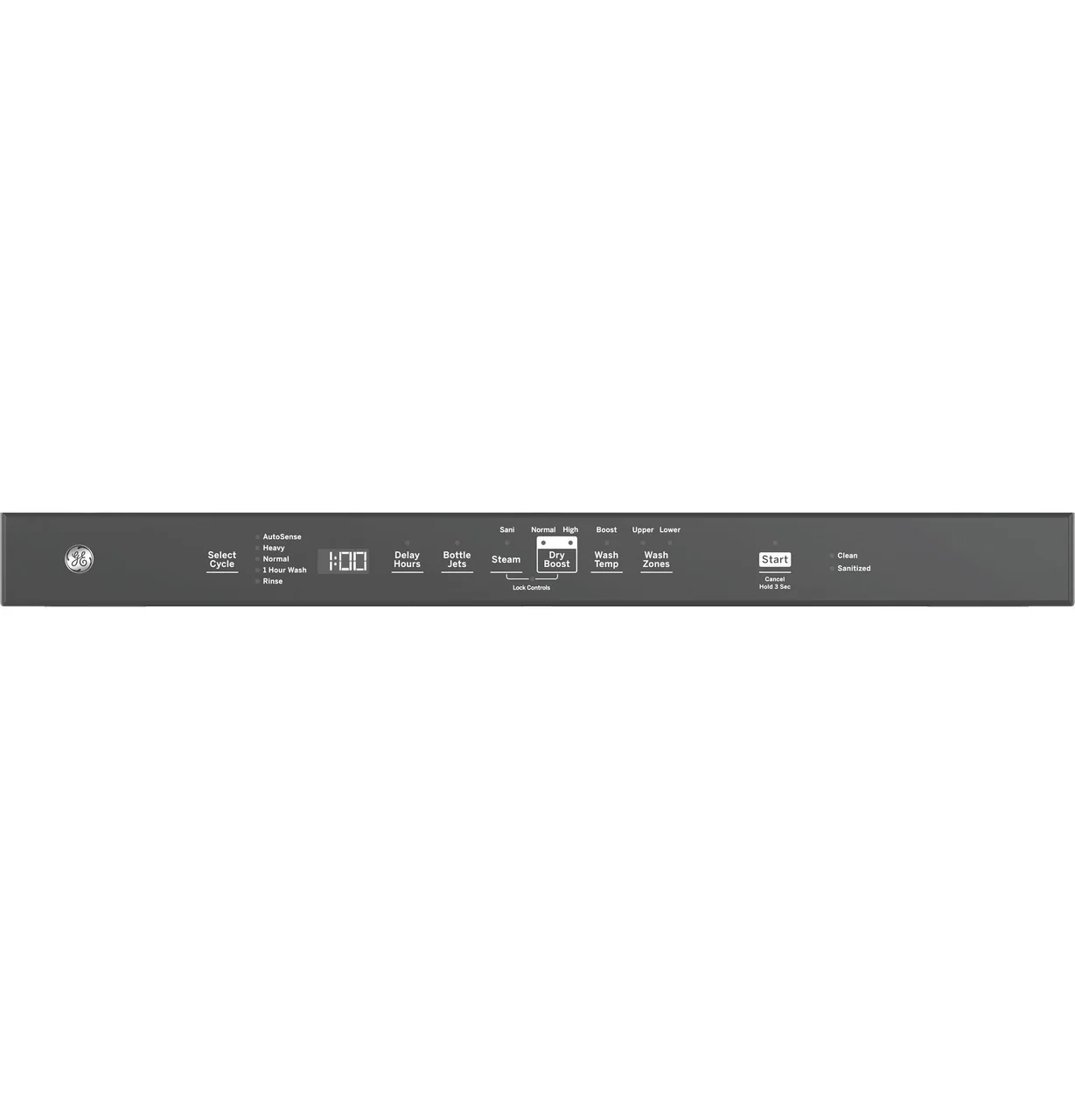 GE GE® ENERGY STAR® Top Control with Stainless Steel Interior Dishwasher with Sanitize Cycle - Image 5