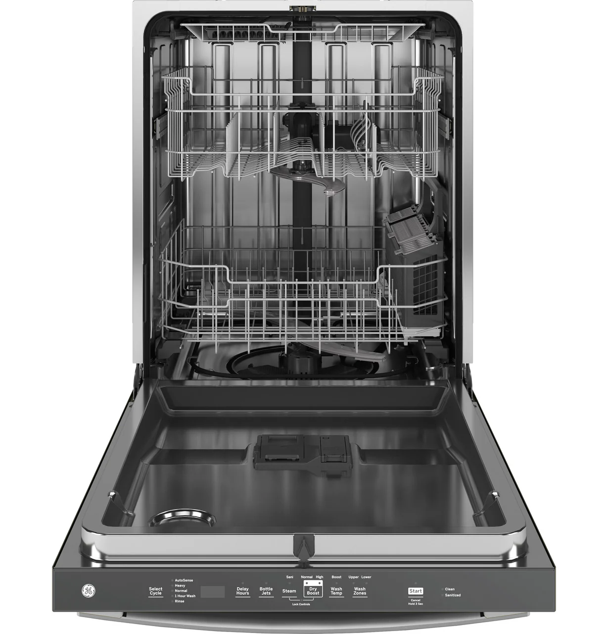 GE GE® ENERGY STAR® Top Control with Stainless Steel Interior Dishwasher with Sanitize Cycle - Image 4