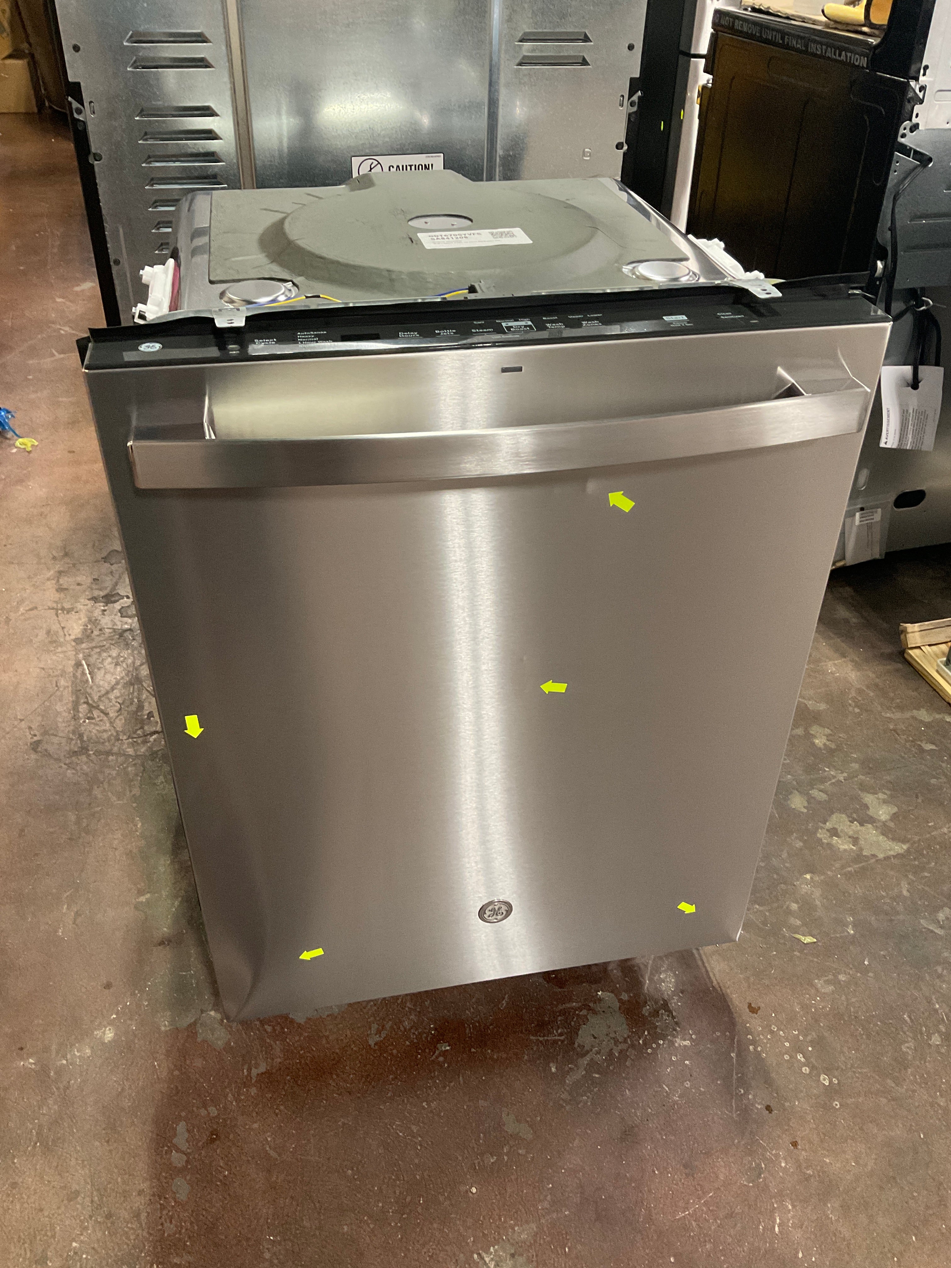 GE GE® ENERGY STAR® Top Control with Stainless Steel Interior Dishwasher with Sanitize Cycle - Image 6