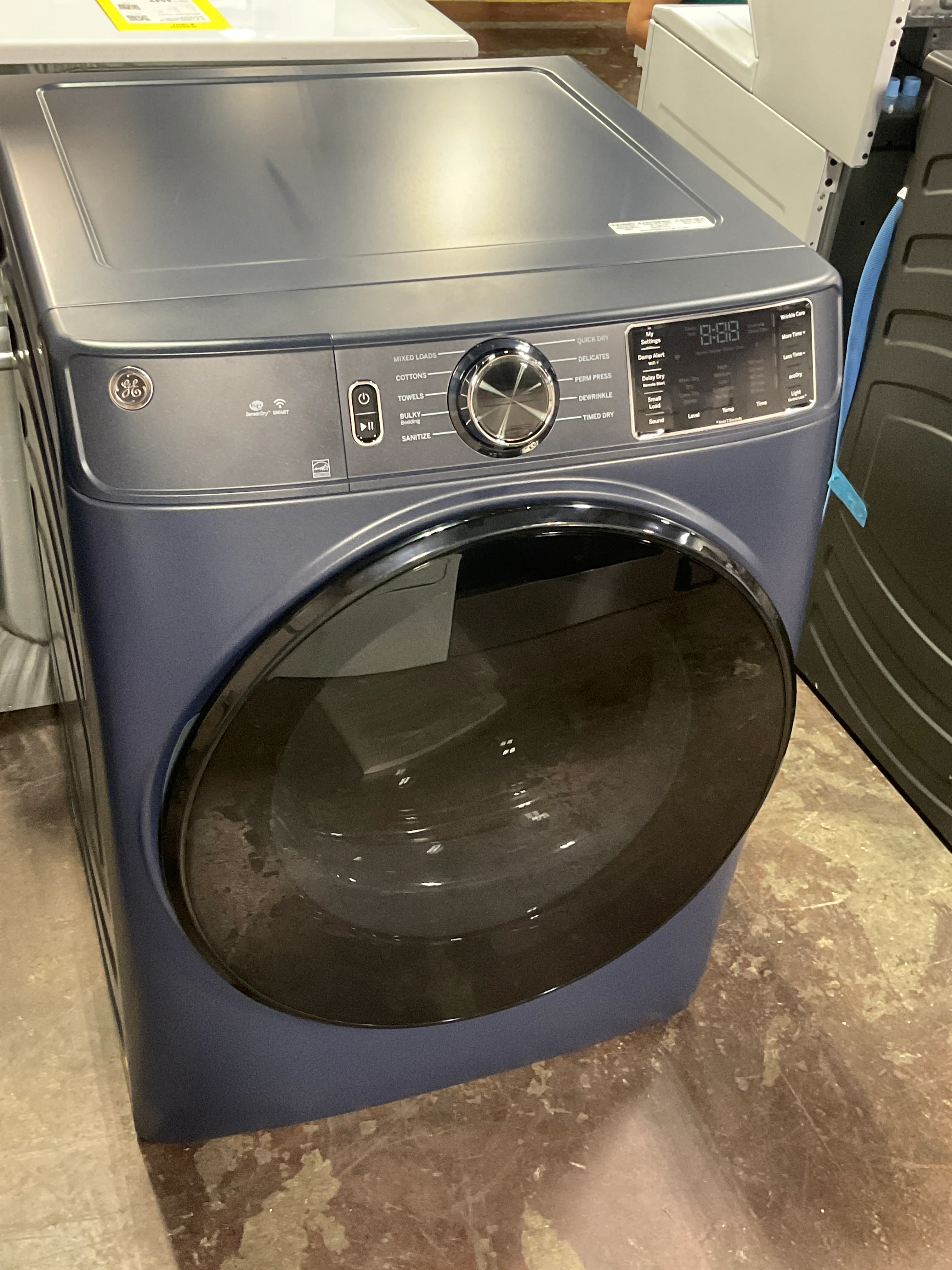 GE® ENERGY STAR® 7.8 cu. ft. Capacity Smart Front Load Electric Dryer with Sanitize Cycle - Image 12