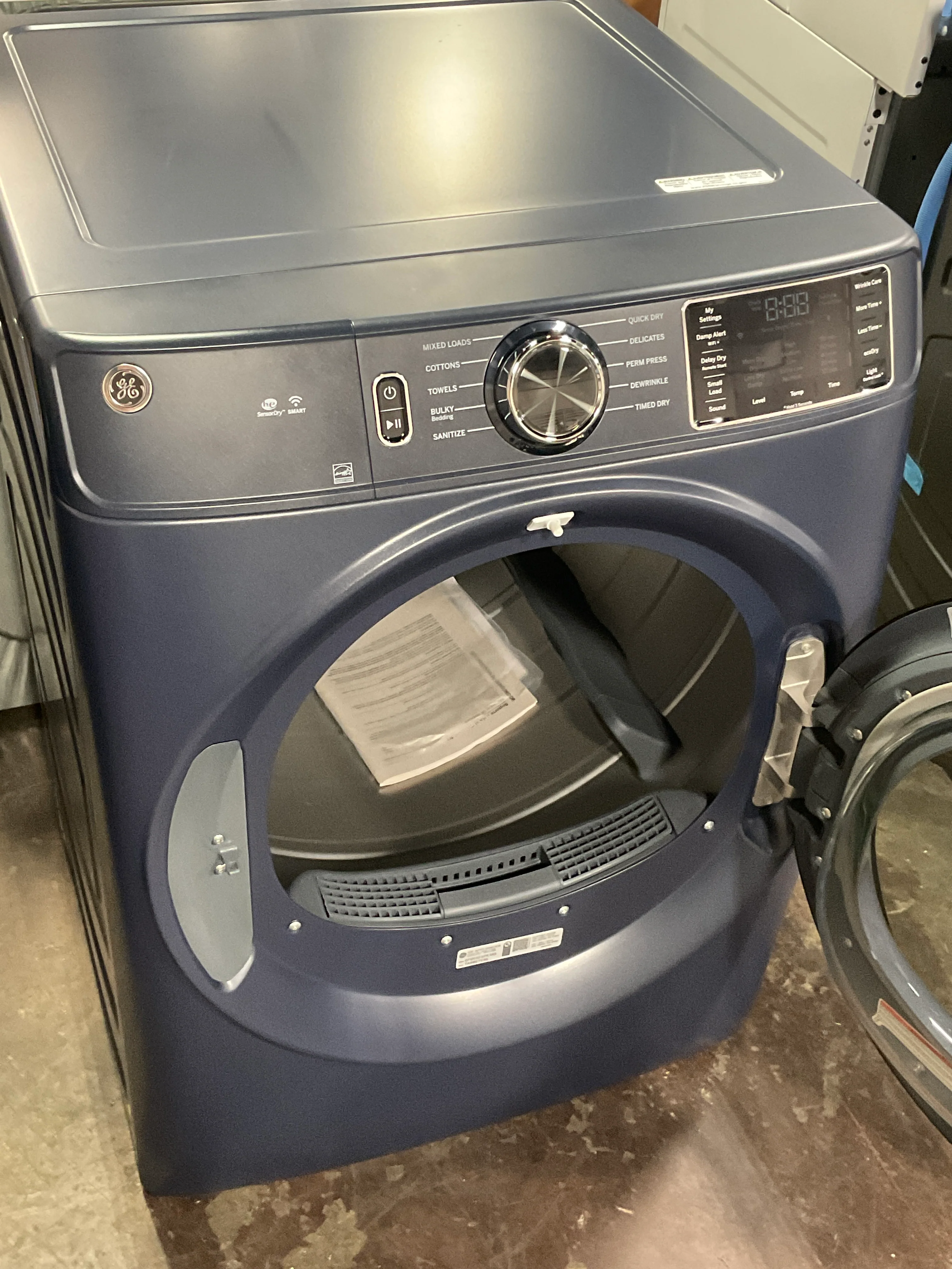 GE® ENERGY STAR® 7.8 cu. ft. Capacity Smart Front Load Electric Dryer with Sanitize Cycle - Image 14