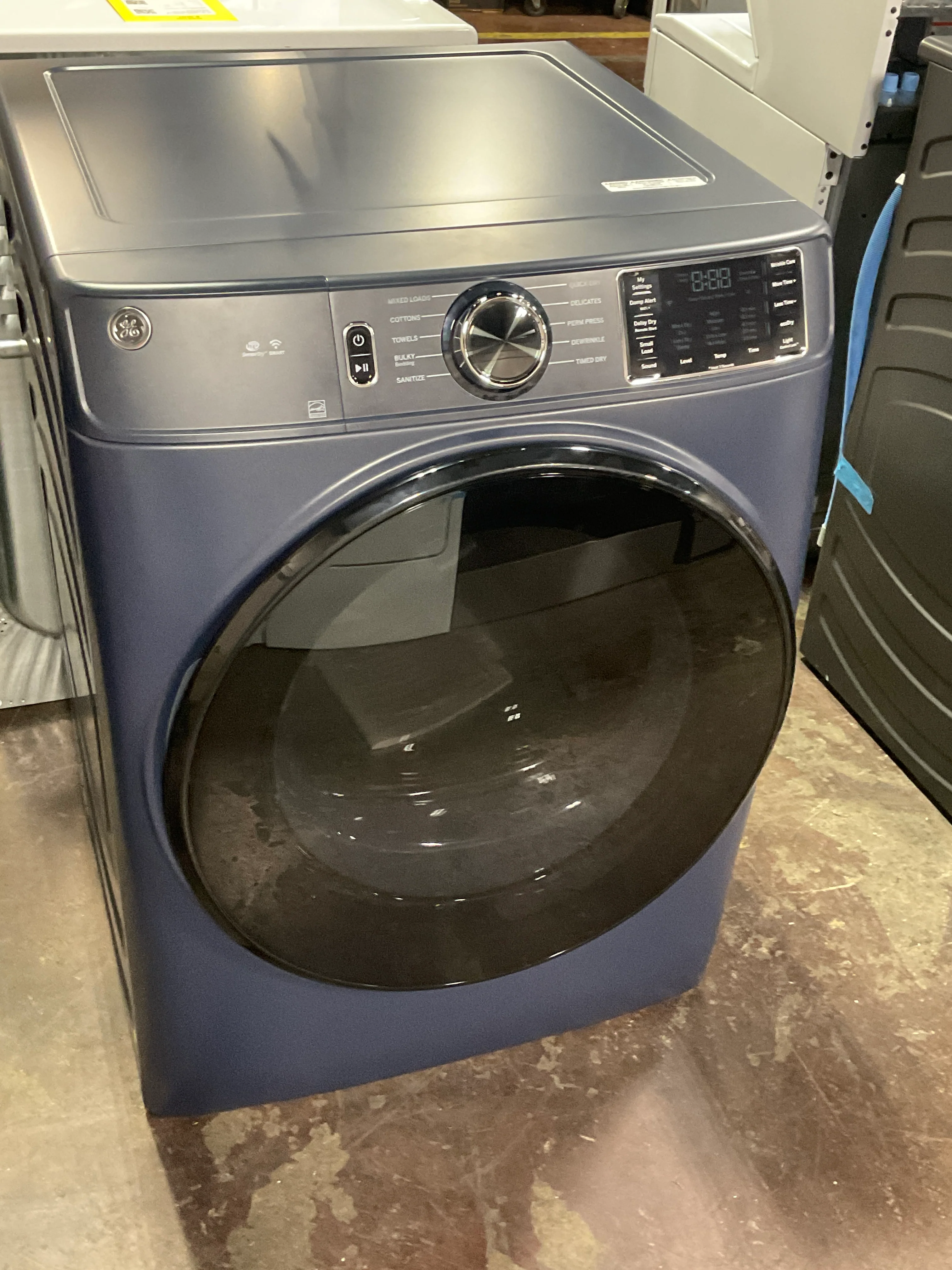 GE® ENERGY STAR® 7.8 cu. ft. Capacity Smart Front Load Electric Dryer with Sanitize Cycle - Image 8