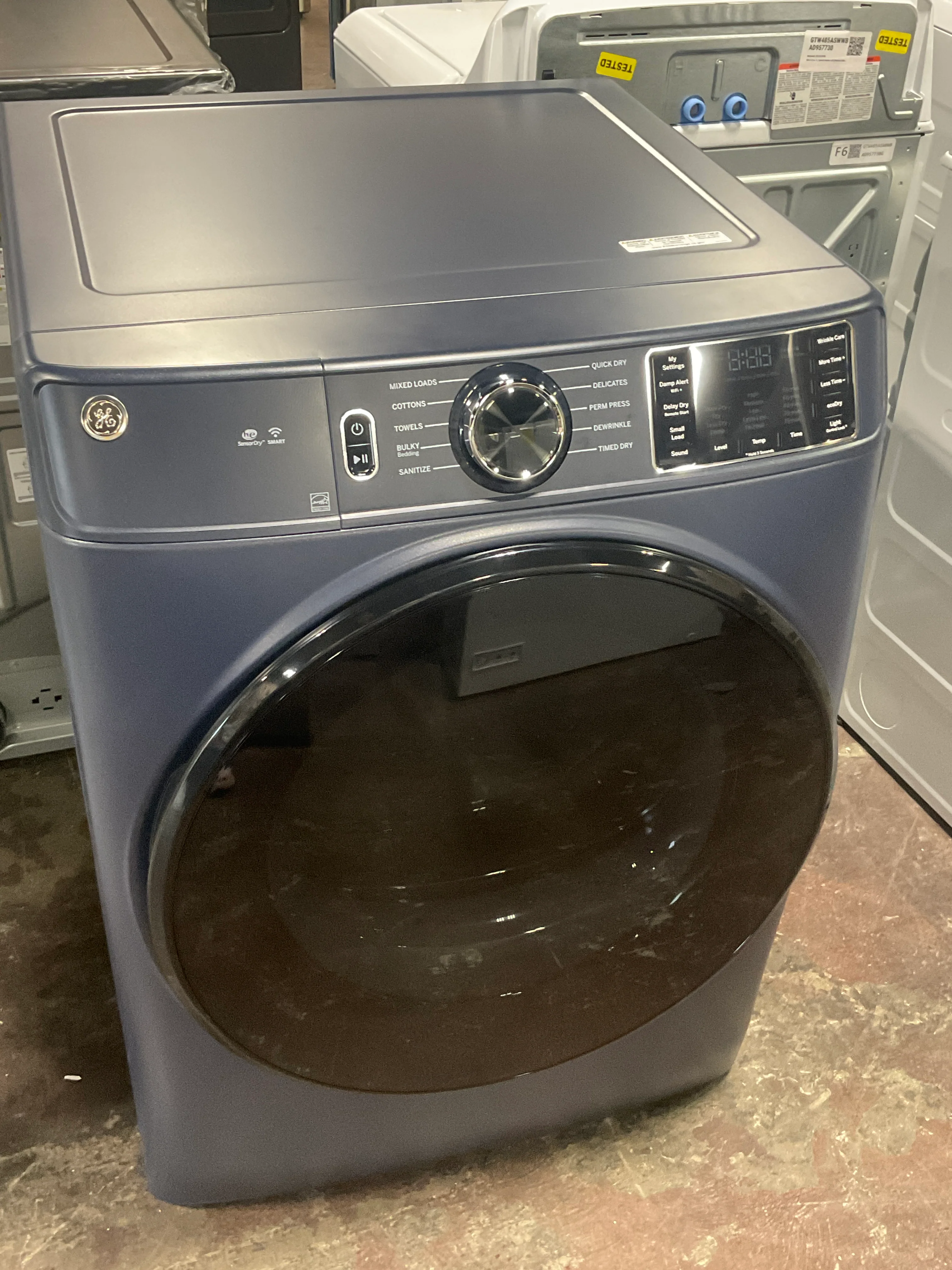 GE® ENERGY STAR® 7.8 cu. ft. Capacity Smart Front Load Electric Dryer with Sanitize Cycle - Image 9