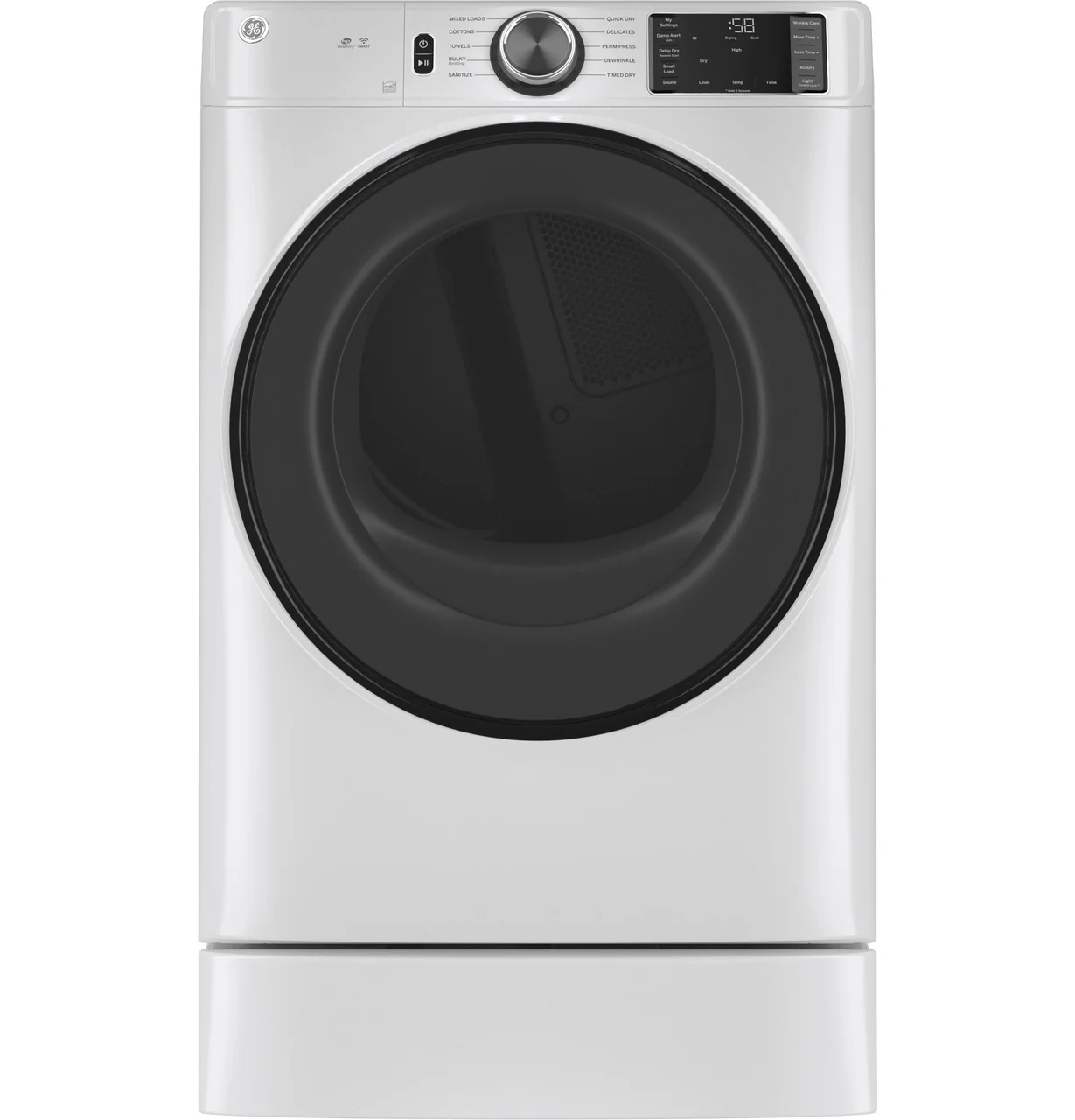 GE GE® ENERGY STAR® 7.8 cu. ft. Capacity Smart Front Load Electric Dryer with Sanitize Cycle - Image 5