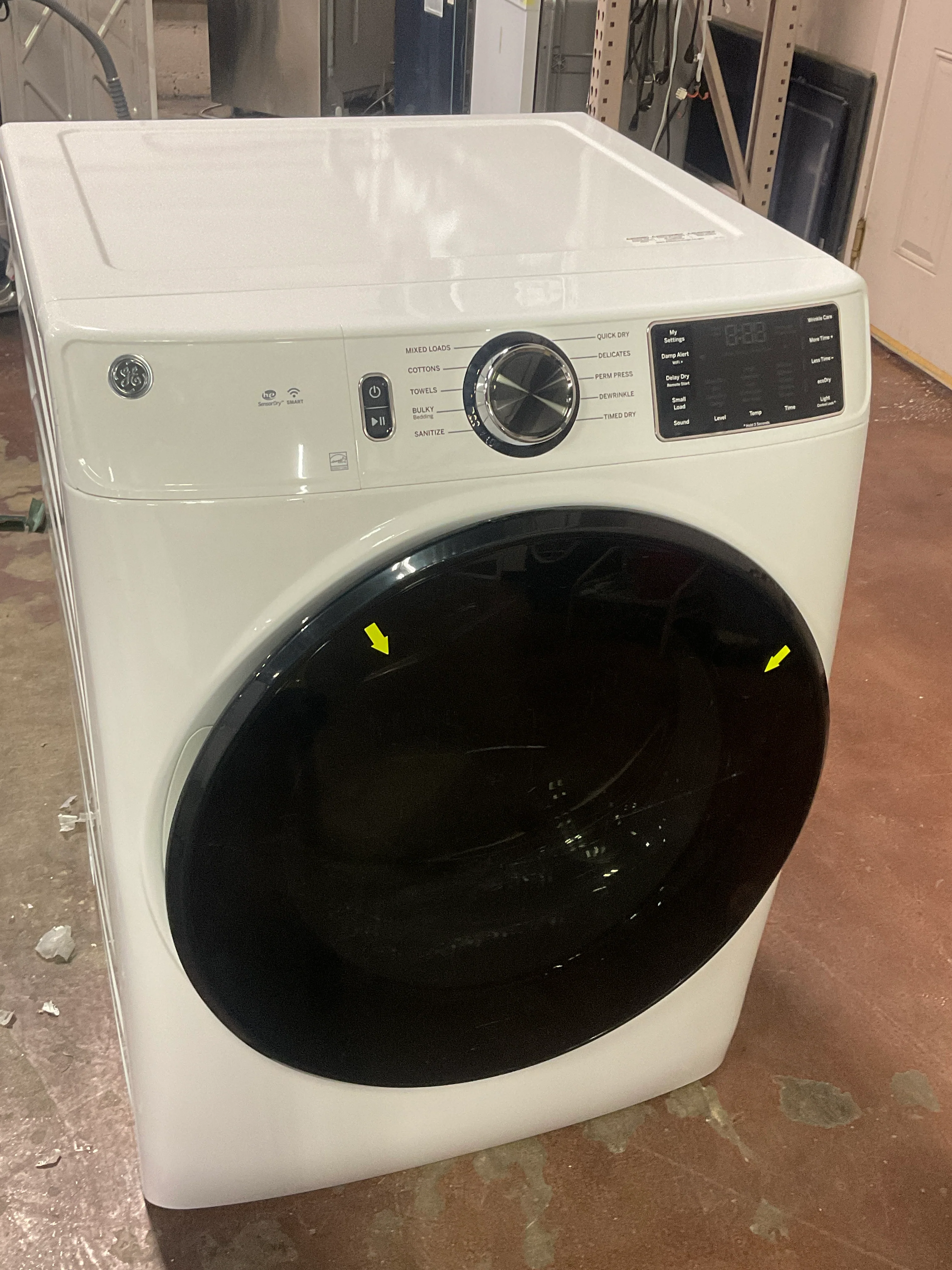 GE GE® ENERGY STAR® 7.8 cu. ft. Capacity Smart Front Load Electric Dryer with Sanitize Cycle - Image 6