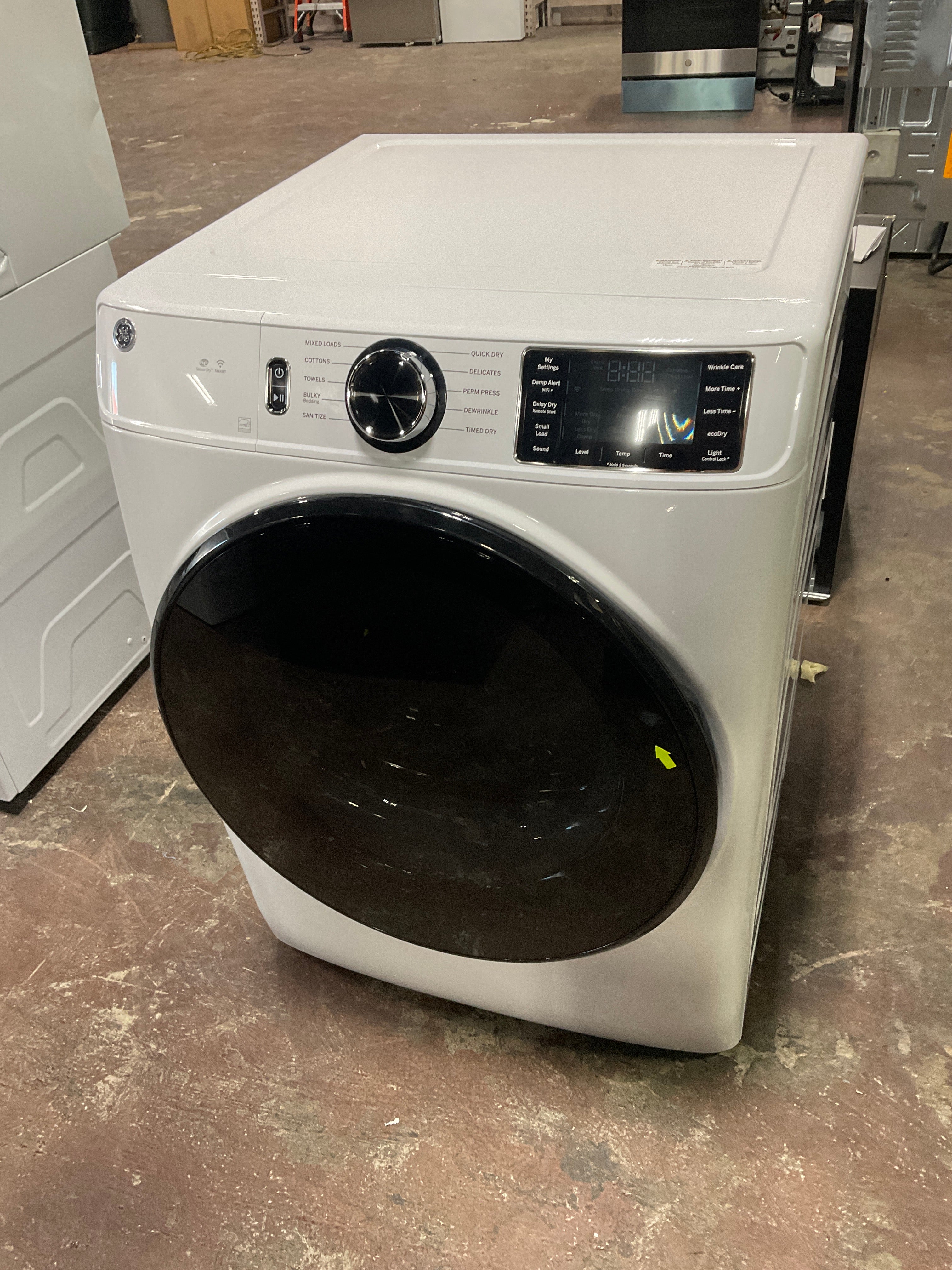 GE GE® ENERGY STAR® 7.8 cu. ft. Capacity Smart Front Load Electric Dryer with Sanitize Cycle - Image 8