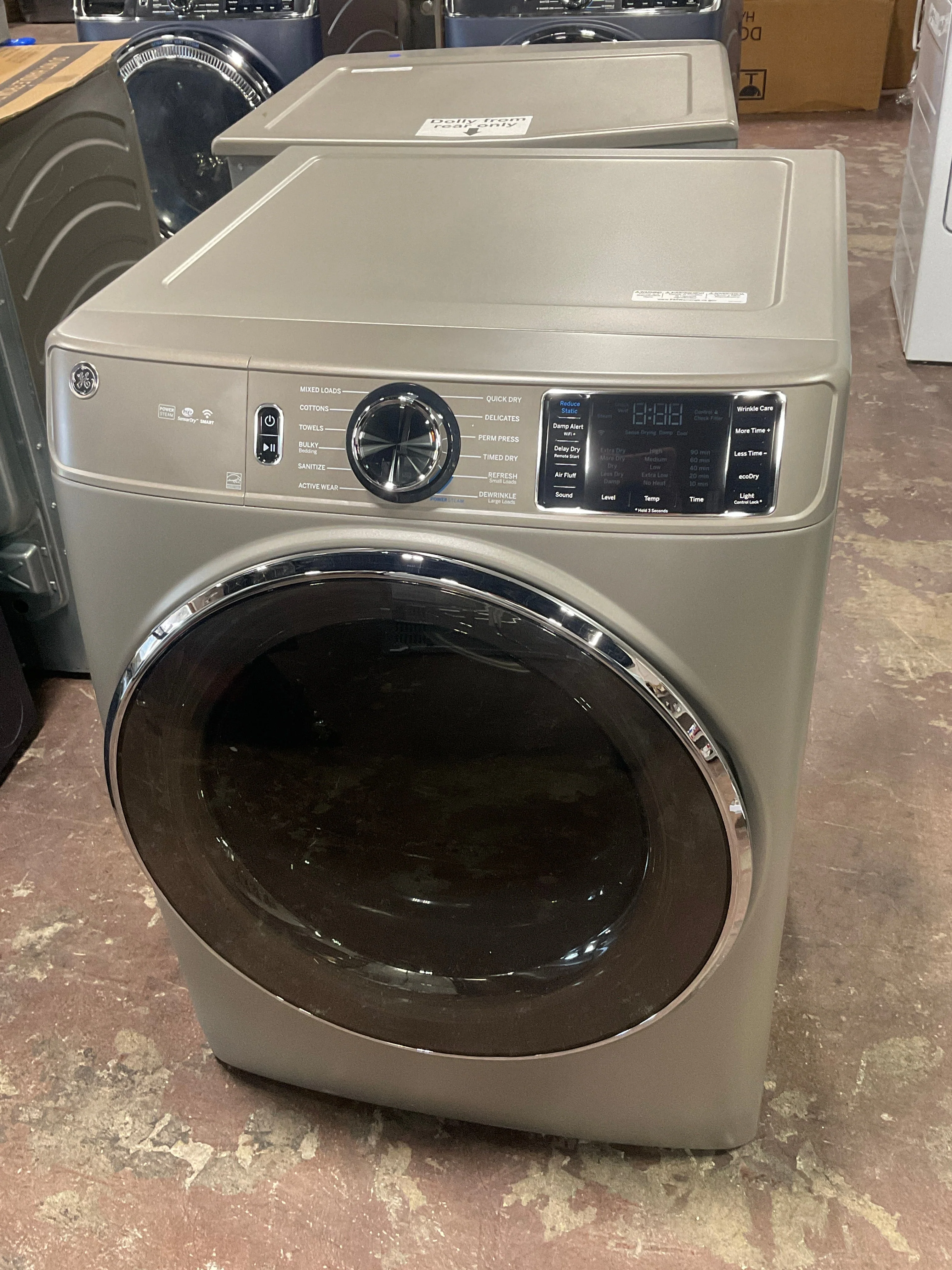 GE® ENERGY STAR® 7.8 cu. ft. Capacity Smart Front Load Electric Dryer with Steam and Sanitize Cycle - Image 10