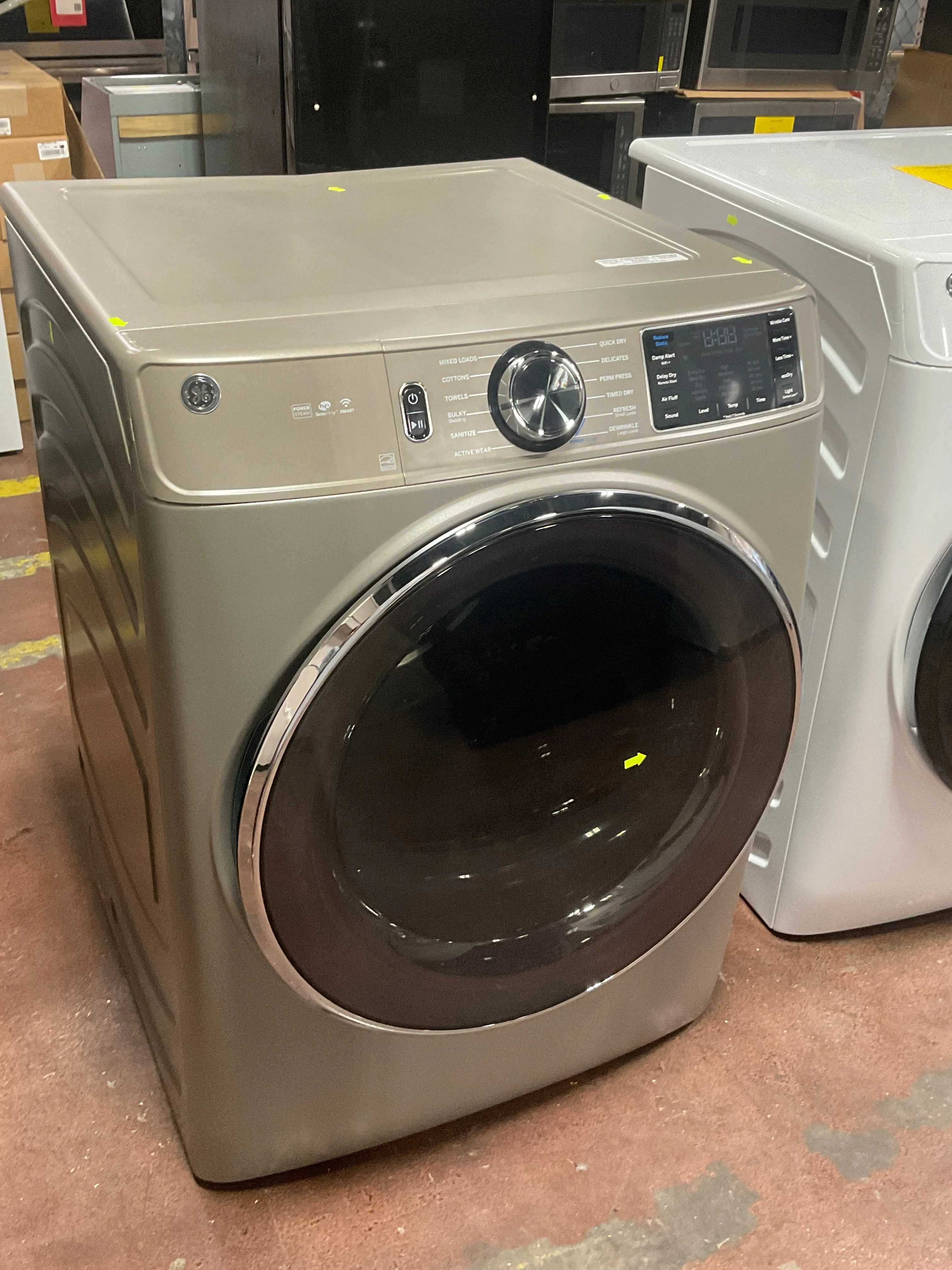 GE® ENERGY STAR® 7.8 cu. ft. Capacity Smart Front Load Electric Dryer with Steam and Sanitize Cycle - Image 12
