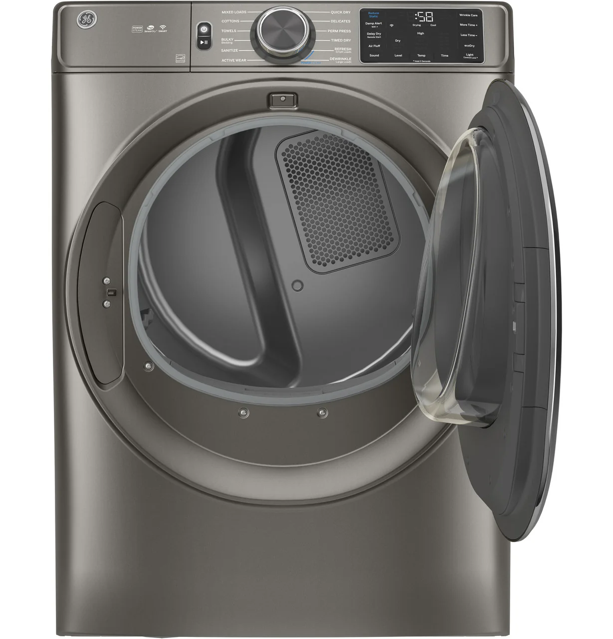 GE® ENERGY STAR® 7.8 cu. ft. Capacity Smart Front Load Electric Dryer with Steam and Sanitize Cycle - Image 5