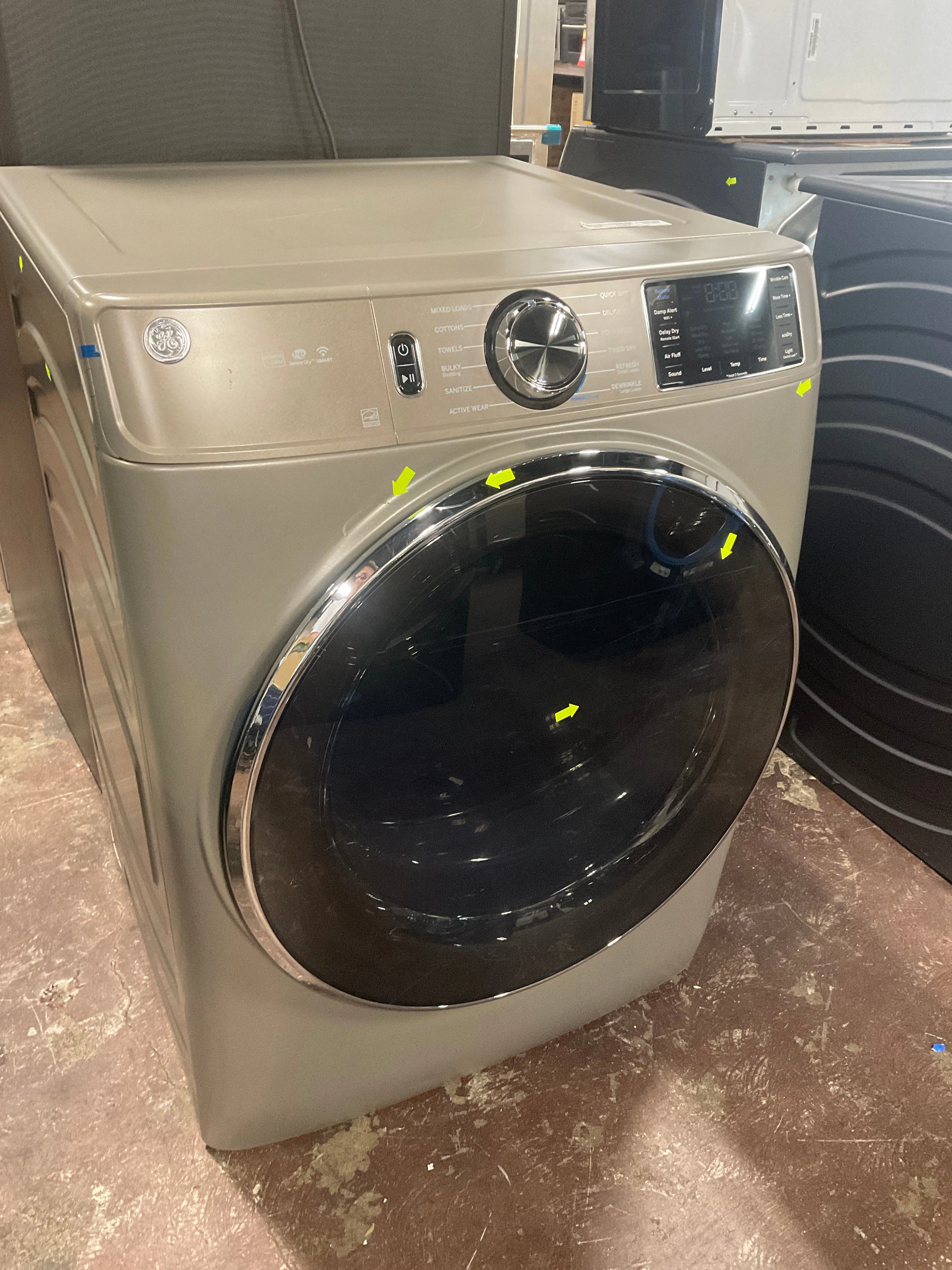 GE® ENERGY STAR® 7.8 cu. ft. Capacity Smart Front Load Electric Dryer with Steam and Sanitize Cycle - Image 6
