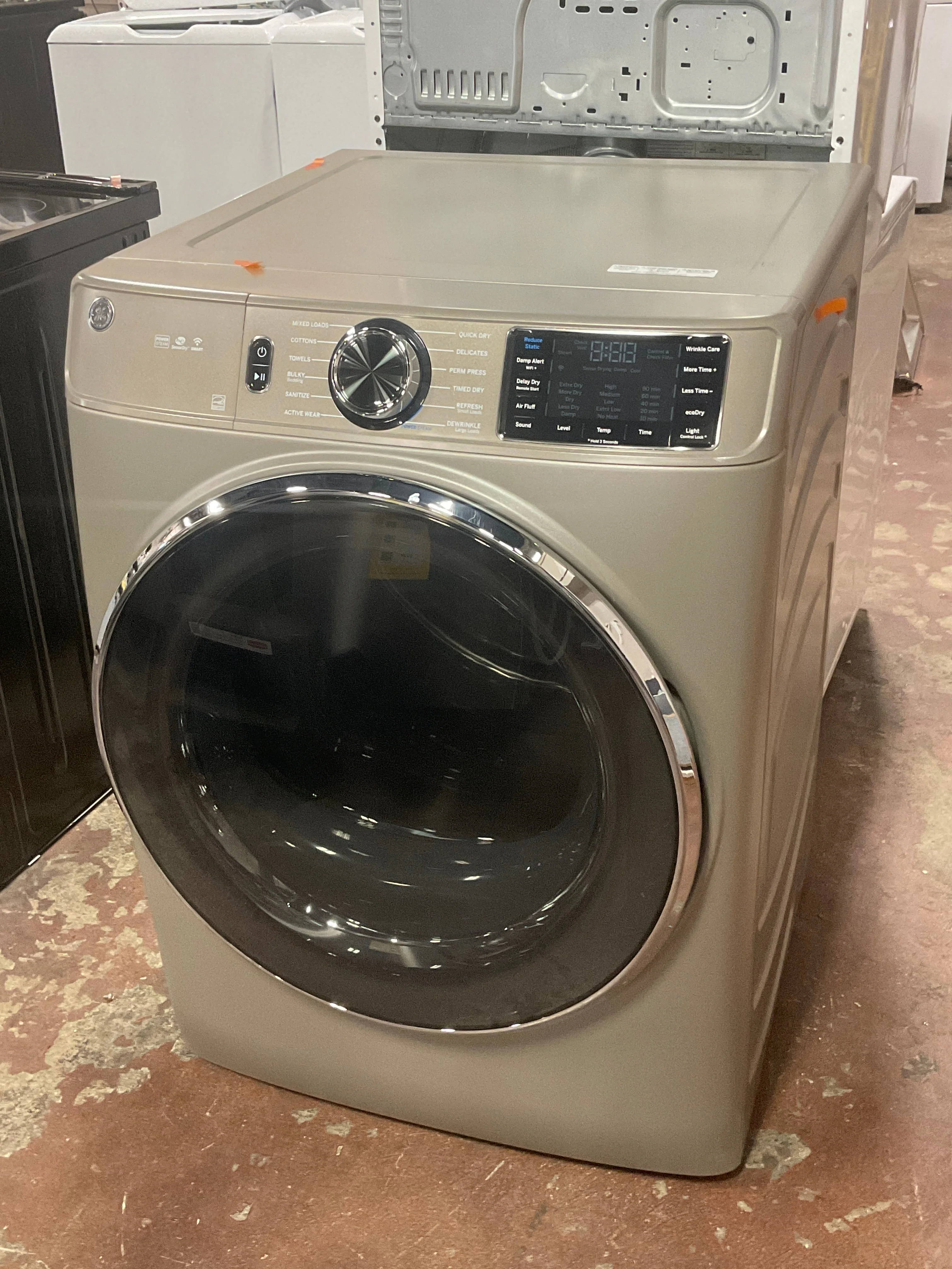 GE® ENERGY STAR® 7.8 cu. ft. Capacity Smart Front Load Electric Dryer with Steam and Sanitize Cycle - Image 7