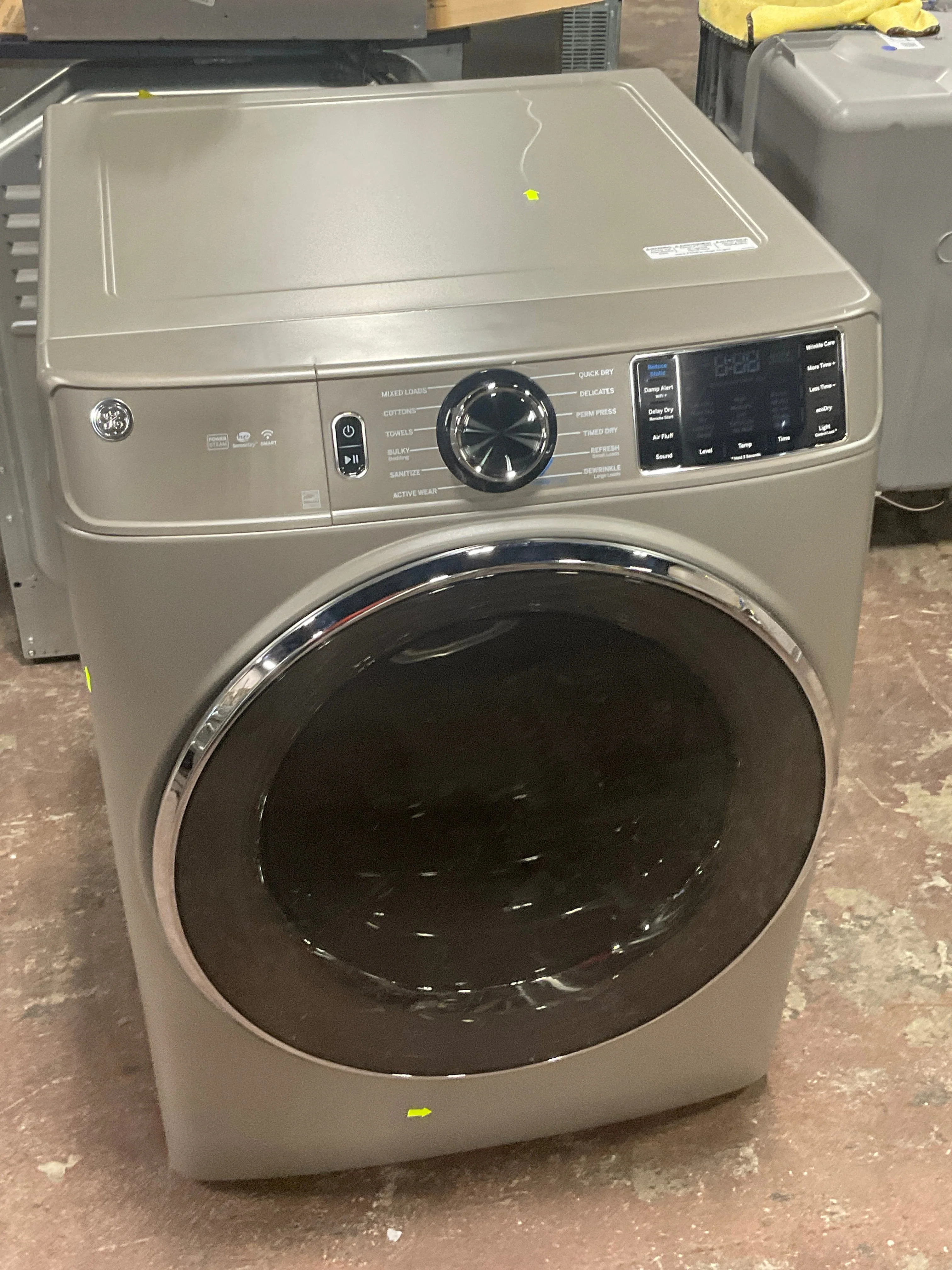 GE® ENERGY STAR® 7.8 cu. ft. Capacity Smart Front Load Electric Dryer with Steam and Sanitize Cycle - Image 8