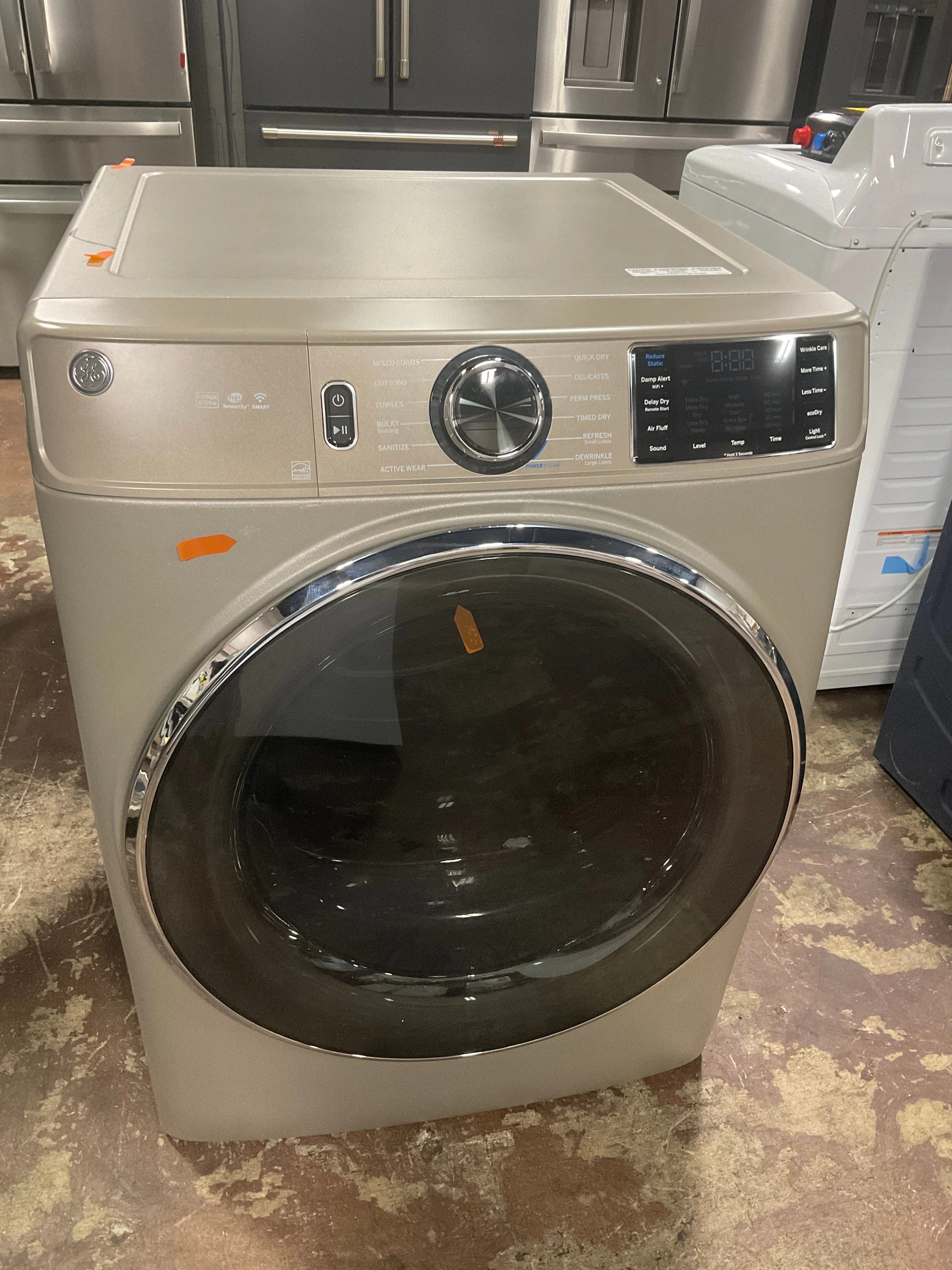 GE® ENERGY STAR® 7.8 cu. ft. Capacity Smart Front Load Electric Dryer with Steam and Sanitize Cycle - Image 9