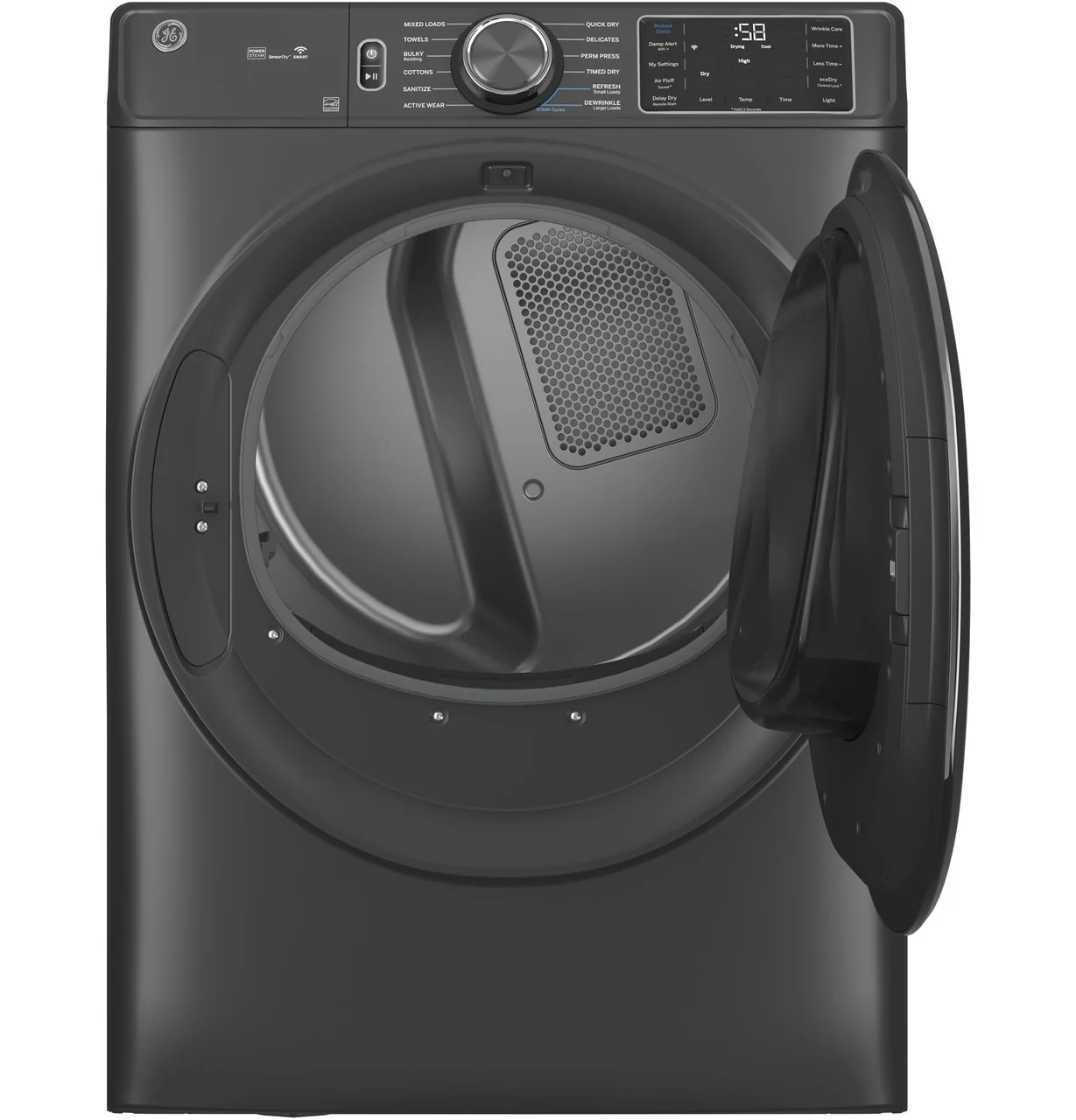 GE GE® ENERGY STAR® 7.8 cu. ft. Capacity Smart Front Load Electric Dryer with Steam and Sanitize Cycle - Image 4