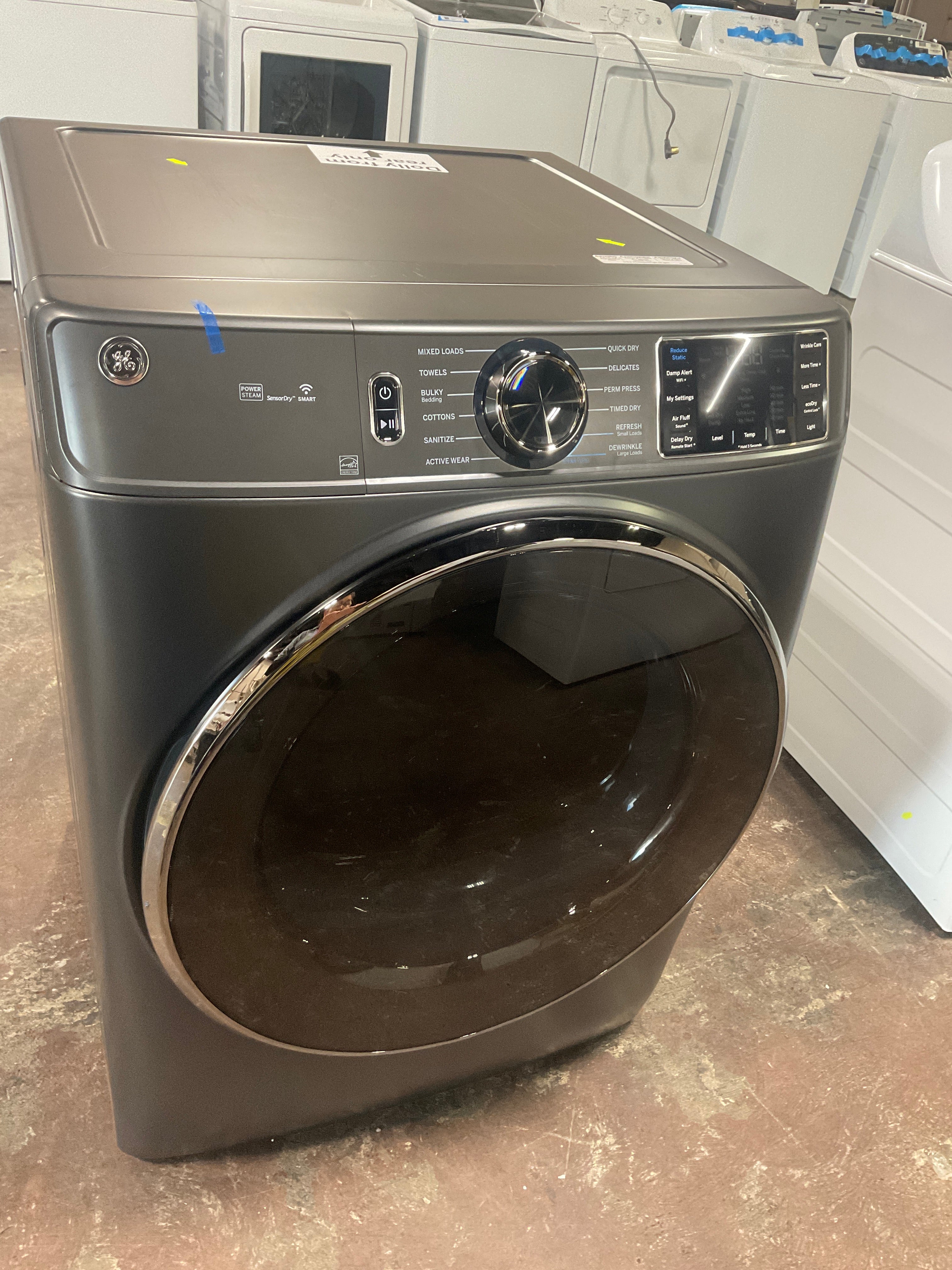GE GE® ENERGY STAR® 7.8 cu. ft. Capacity Smart Front Load Electric Dryer with Steam and Sanitize Cycle - Image 7