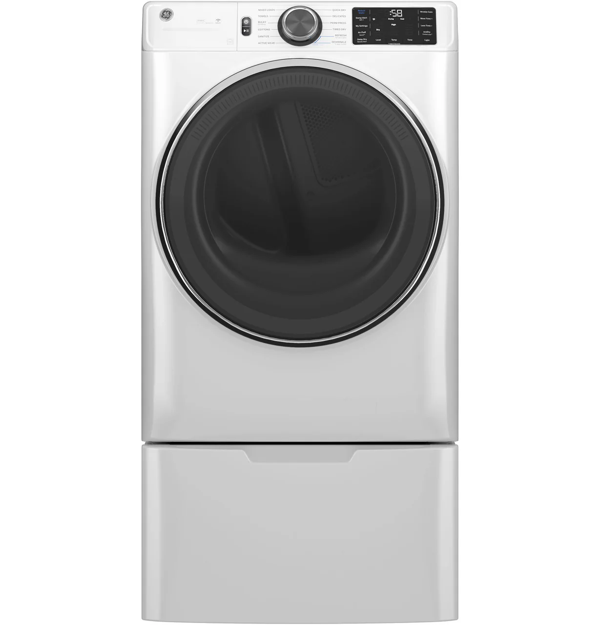 GE® ENERGY STAR® 7.8 cu. ft. Capacity Smart Front Load Electric Dryer with Steam and Sanitize Cycle - Image 4