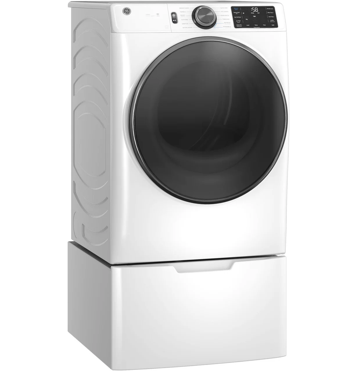 GE® ENERGY STAR® 7.8 cu. ft. Capacity Smart Front Load Electric Dryer with Steam and Sanitize Cycle - Image 5