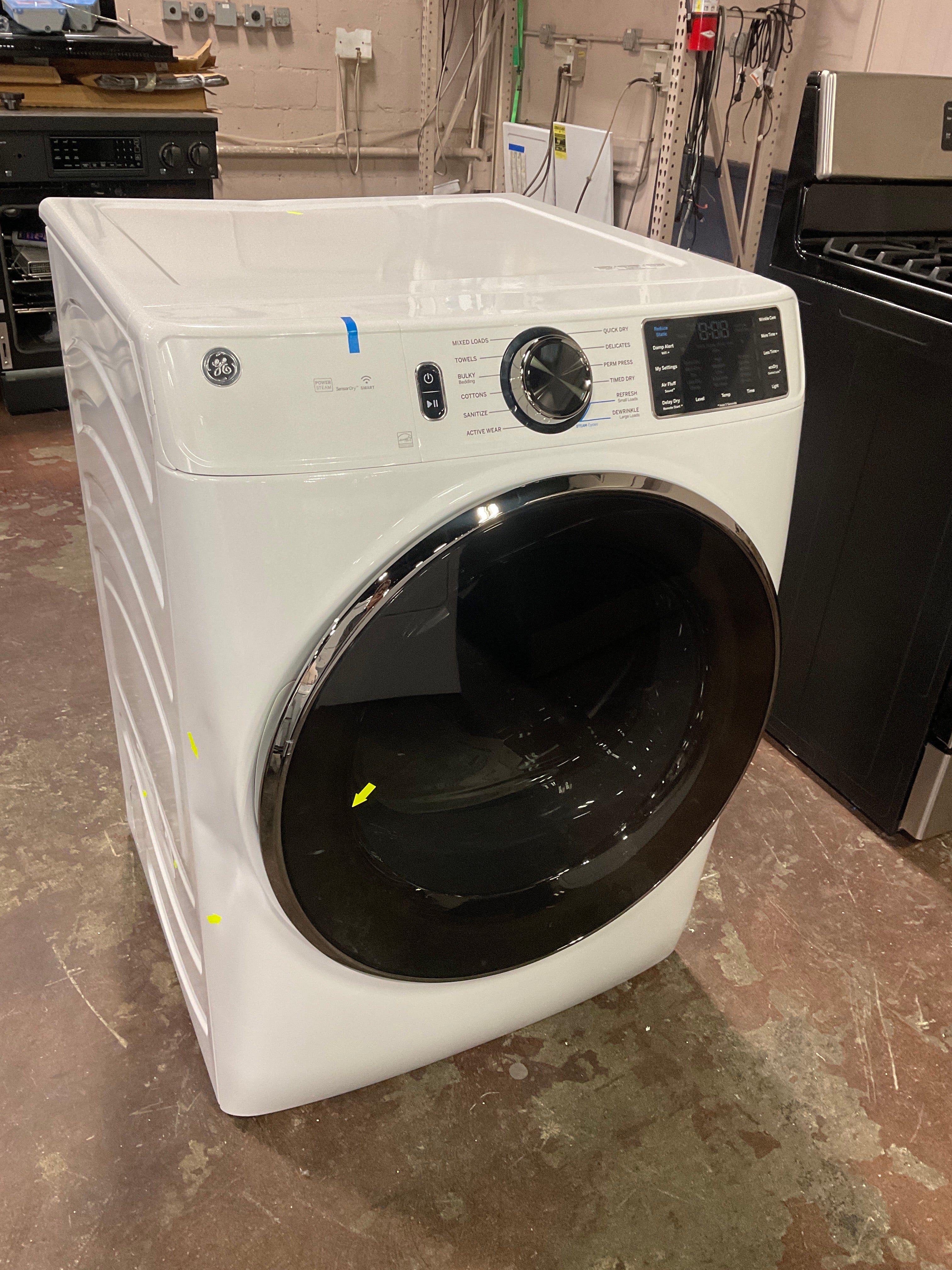 GE® ENERGY STAR® 7.8 cu. ft. Capacity Smart Front Load Electric Dryer with Steam and Sanitize Cycle - Image 7