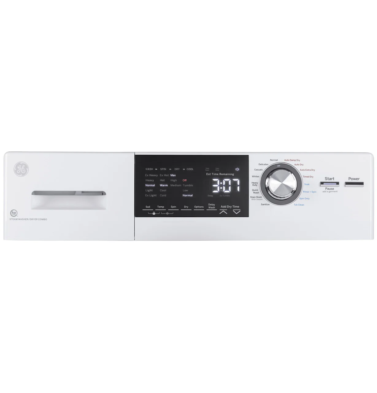 GE® 24" 2.4 cu. ft.Capacity Front Load Washer/Condenser Dryer Combo - Image 3