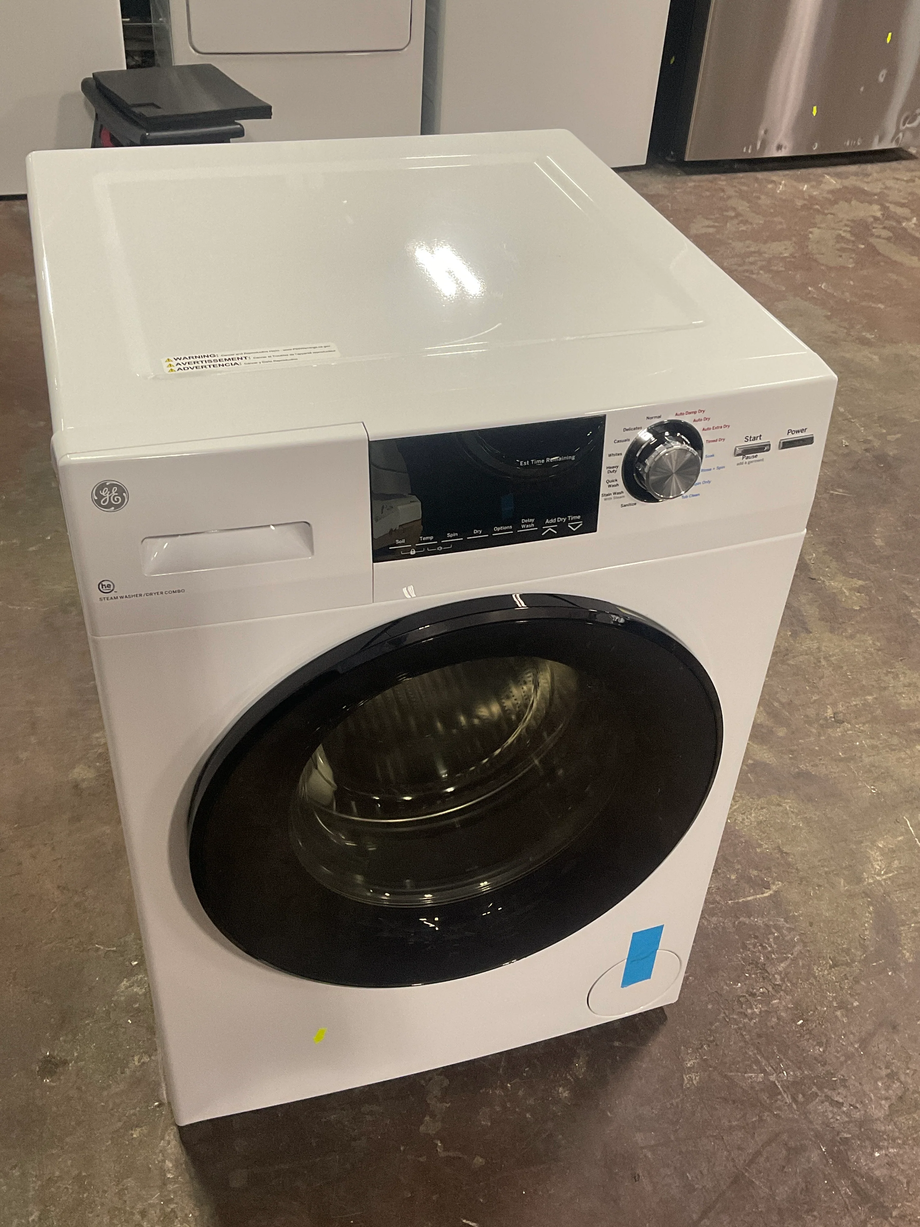 GE® 24" 2.4 cu. ft.Capacity Front Load Washer/Condenser Dryer Combo - Image 9