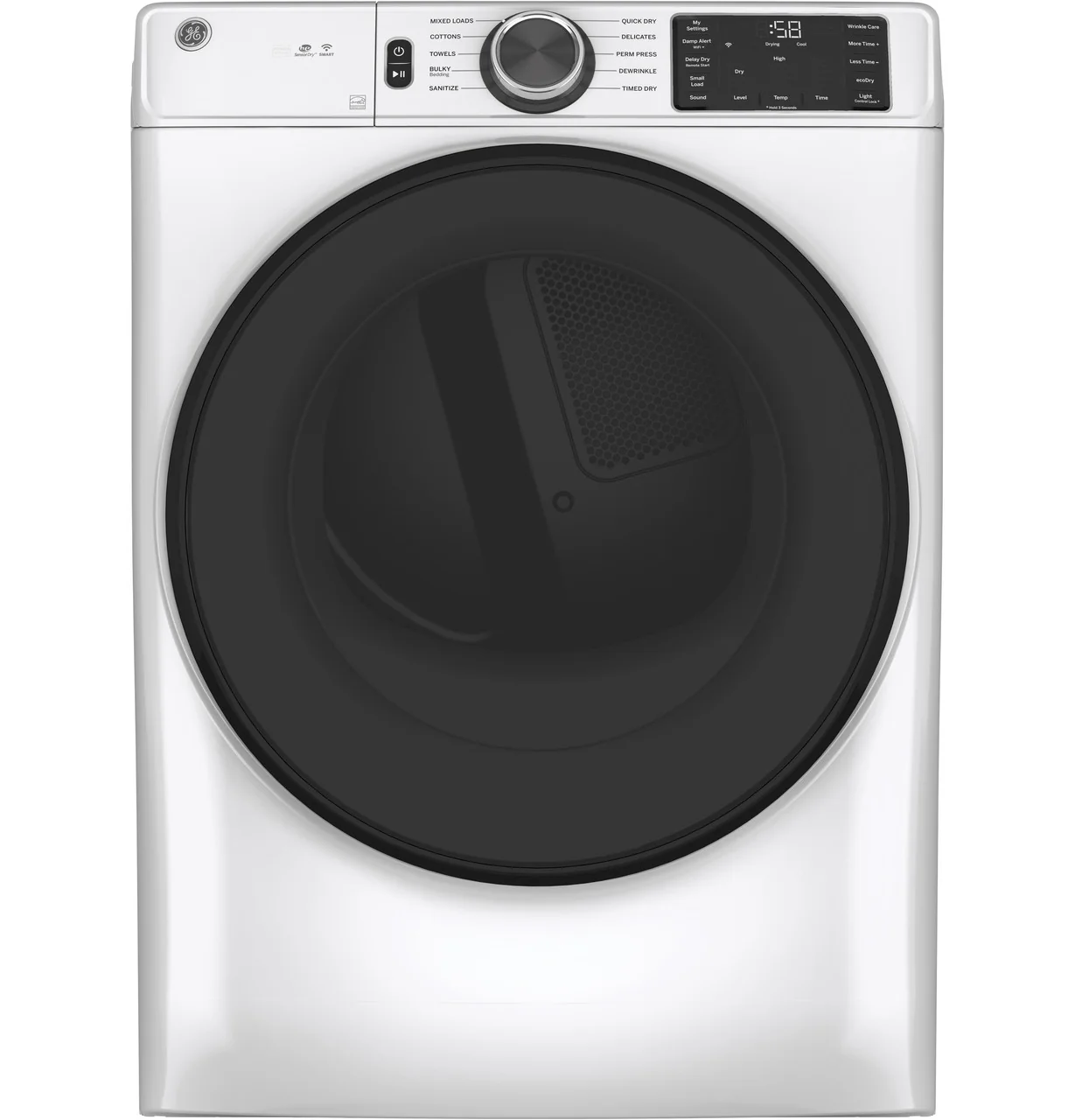 GE GE® ENERGY STAR® Long Vent 7.8 cu. ft. Capacity Smart Electric Dryer with Sanitize Cycle - Image 3