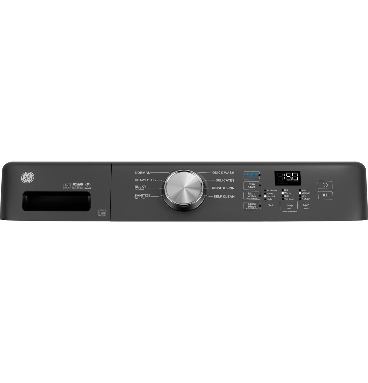 GE GE® ENERGY STAR® 4.6 cu. ft. Capacity Smart Front Load Washer with UltraFresh Vent System with OdorBlock™ - Image 3
