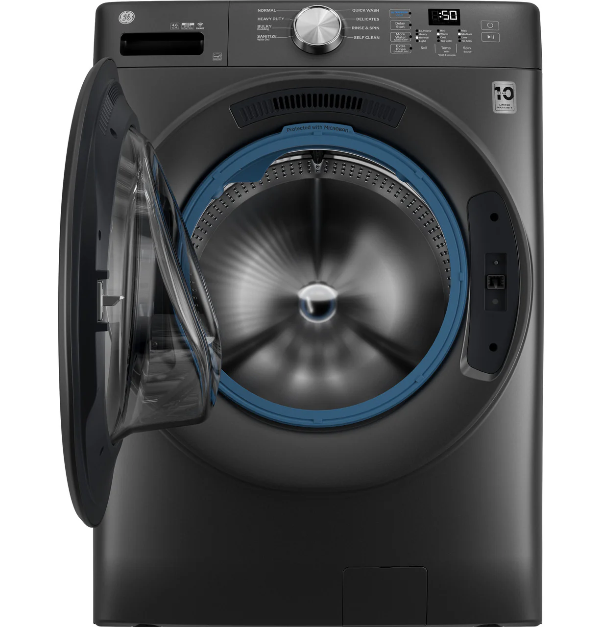 GE GE® ENERGY STAR® 4.6 cu. ft. Capacity Smart Front Load Washer with UltraFresh Vent System with OdorBlock™ - Image 4