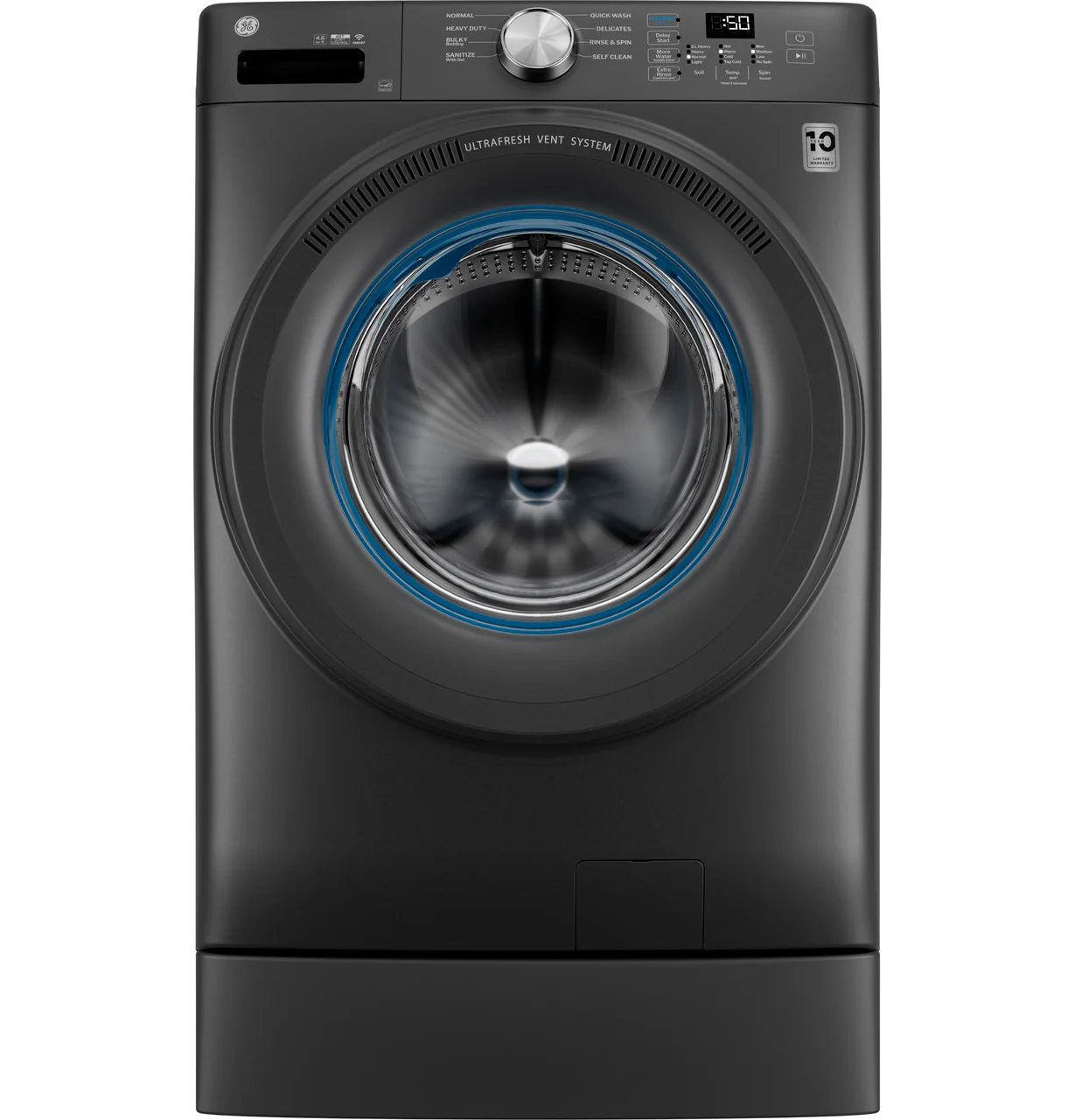 GE GE® ENERGY STAR® 4.6 cu. ft. Capacity Smart Front Load Washer with UltraFresh Vent System with OdorBlock™ - Image 5