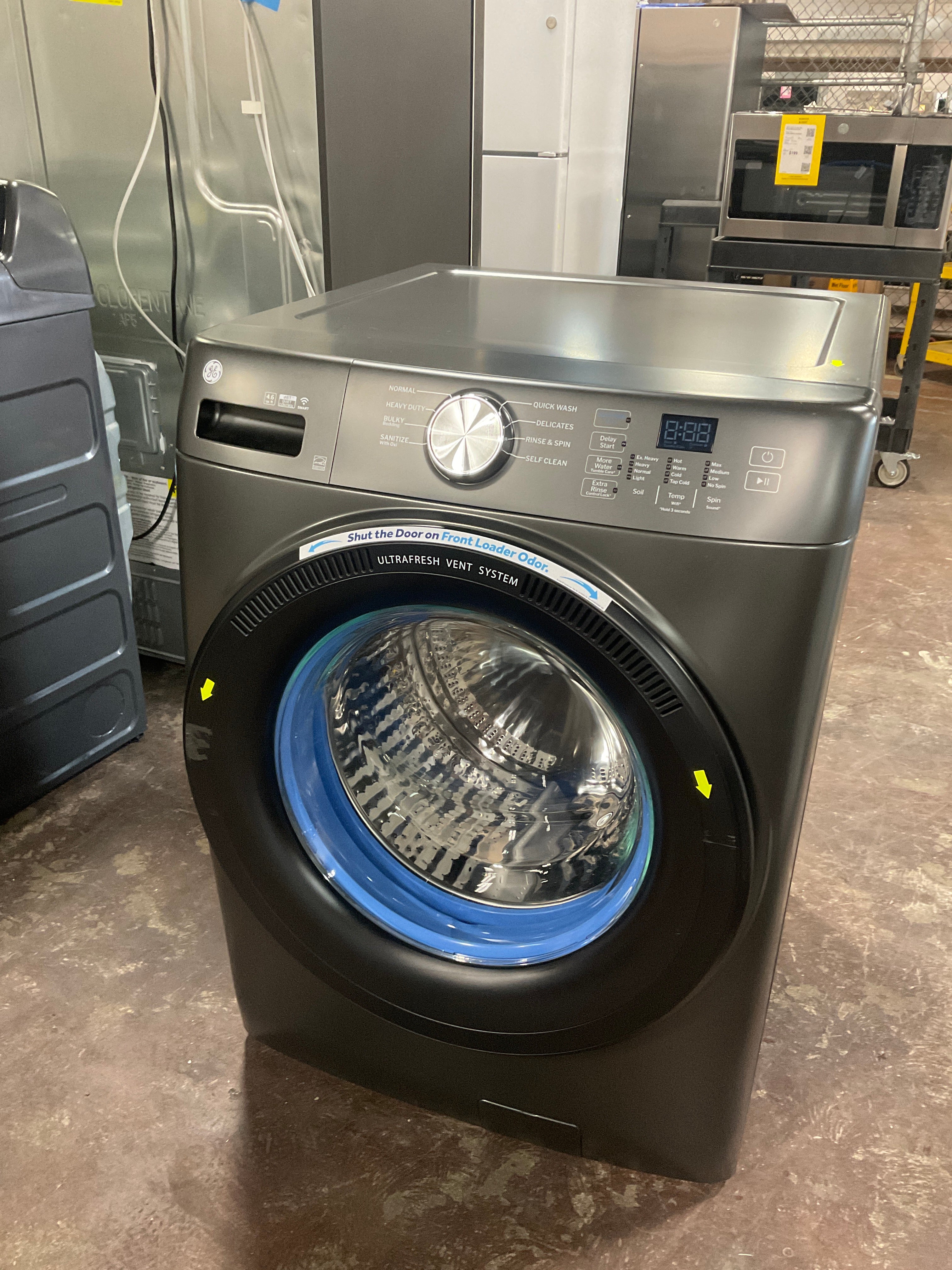 GE GE® ENERGY STAR® 4.6 cu. ft. Capacity Smart Front Load Washer with UltraFresh Vent System with OdorBlock™ - Image 7