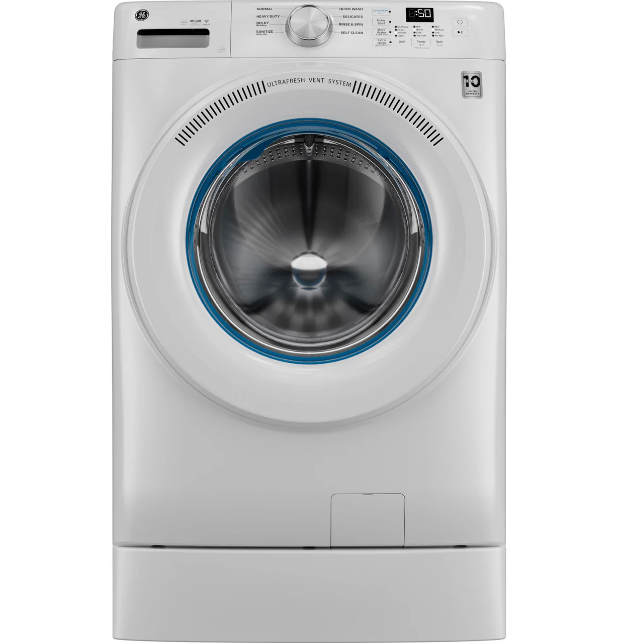GE GE® ENERGY STAR® 4.6 cu. ft. Capacity Smart Front Load Washer with UltraFresh Vent System with OdorBlock™ - Image 5