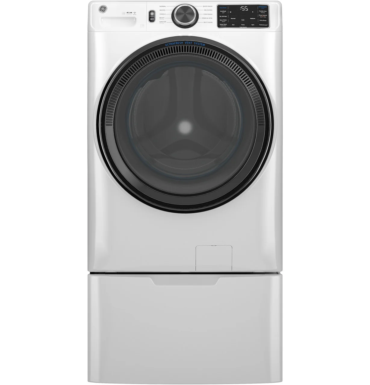 GE GE® 4.6 cu. ft. Capacity Smart Front Load ENERGY STAR® Washer with UltraFresh Vent System with OdorBlock™ and Sanitize w/Oxi - Image 5