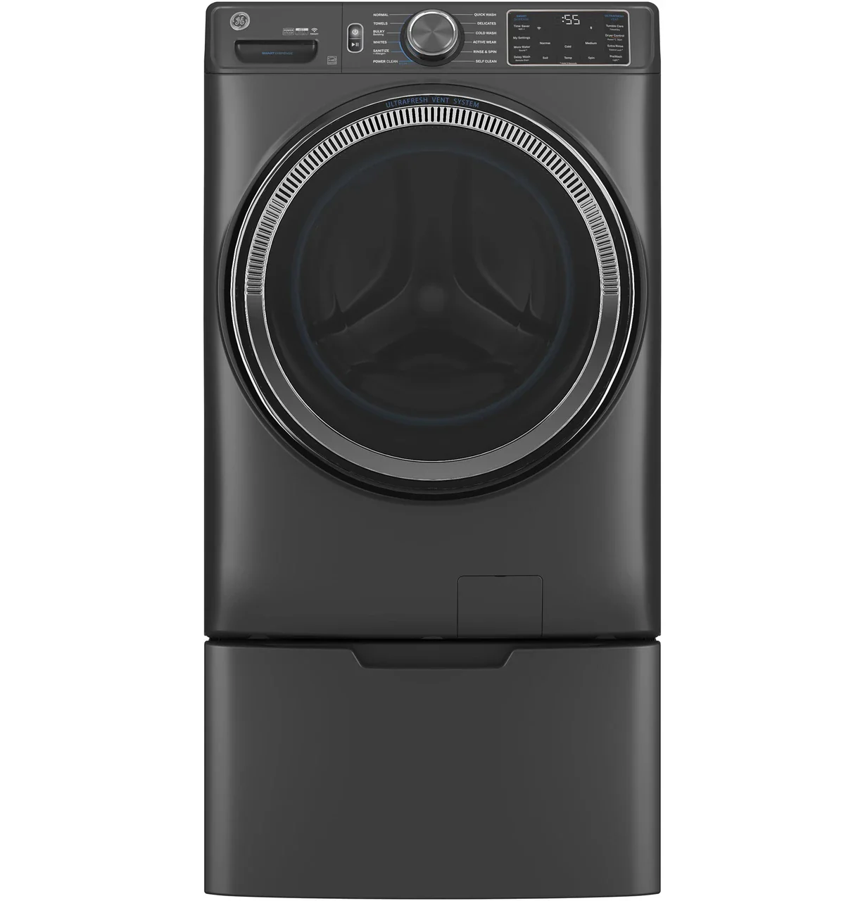 GE® ENERGY STAR® 5.0 cu. ft. Capacity Smart Front Load Steam Washer with SmartDispense™ UltraFresh Vent System with OdorBlock™ and Steam - Image 5